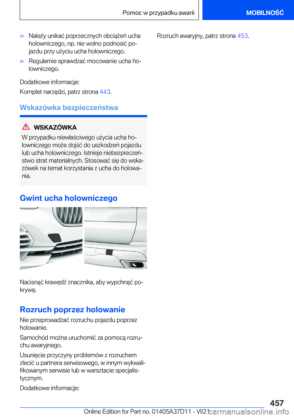 BMW X5 2022  Instrukcja obsługi (in Polish) 'x�N�a�l�e9�y��u�n�i�k�a�