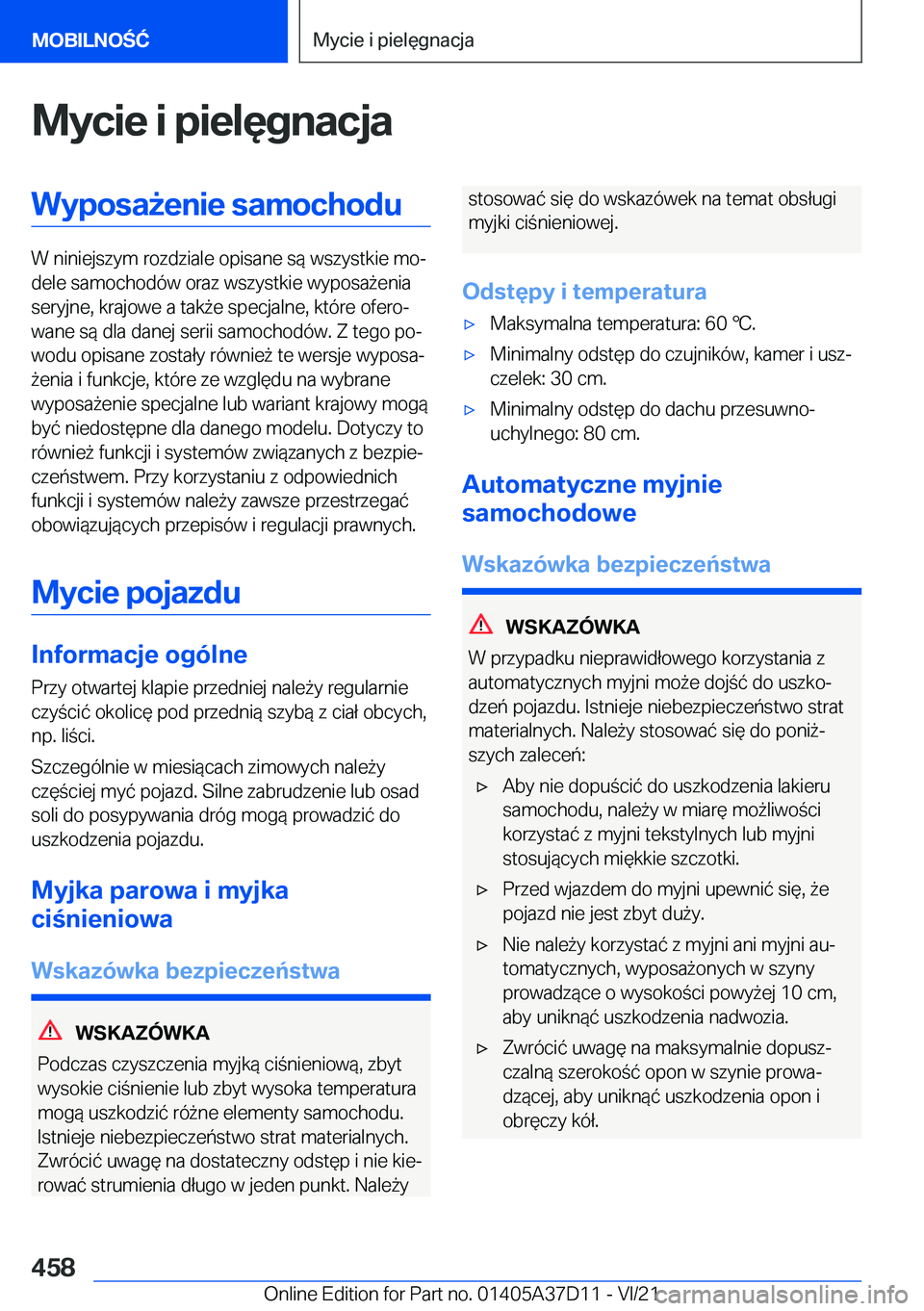 BMW X5 2022  Instrukcja obsługi (in Polish) �M�y�c�i�e��i��p�i�e�l�