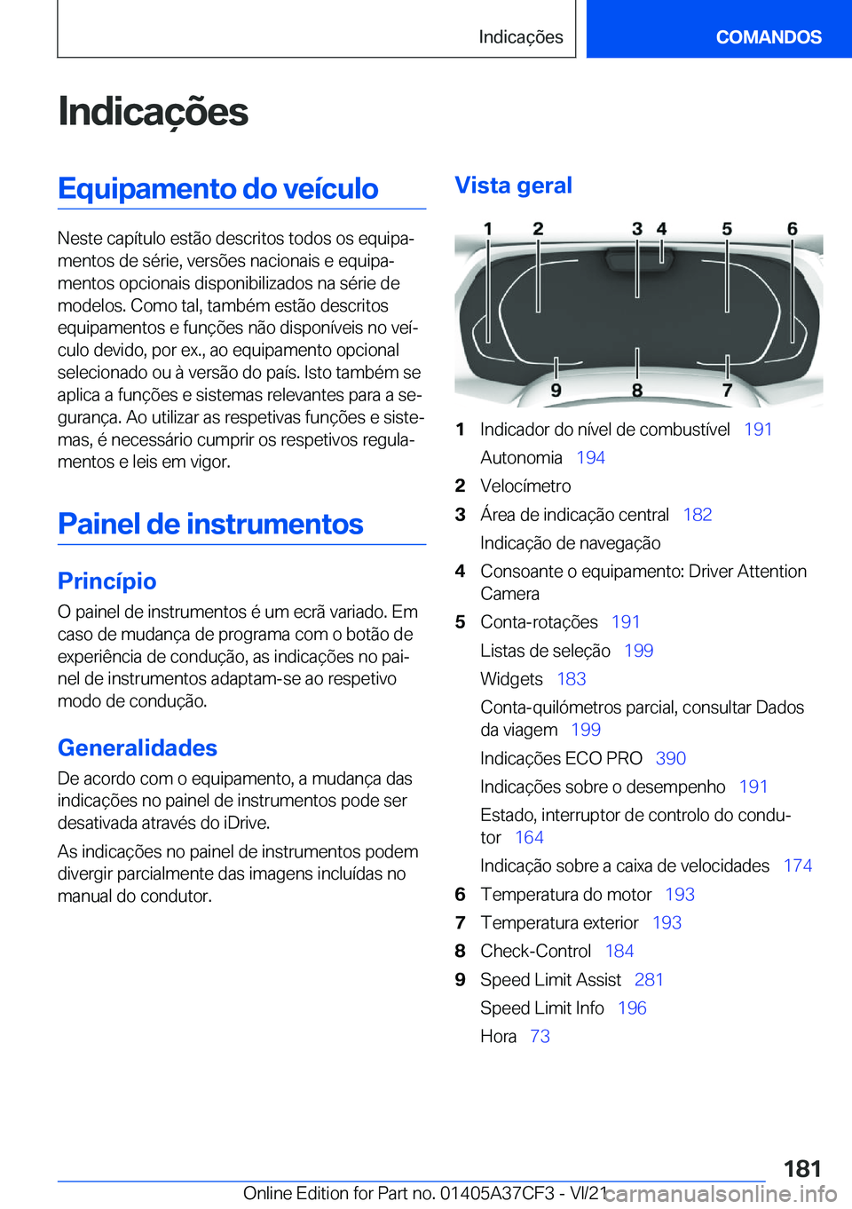 BMW X5 2022  Manual do condutor (in Portuguese) �I�n�d�i�c�a�