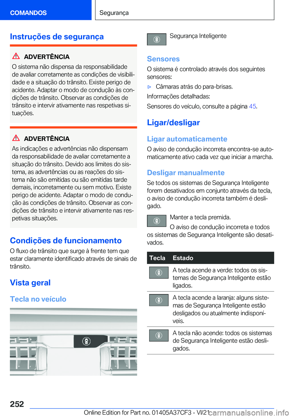 BMW X5 2022  Manual do condutor (in Portuguese) �I�n�s�t�r�u�