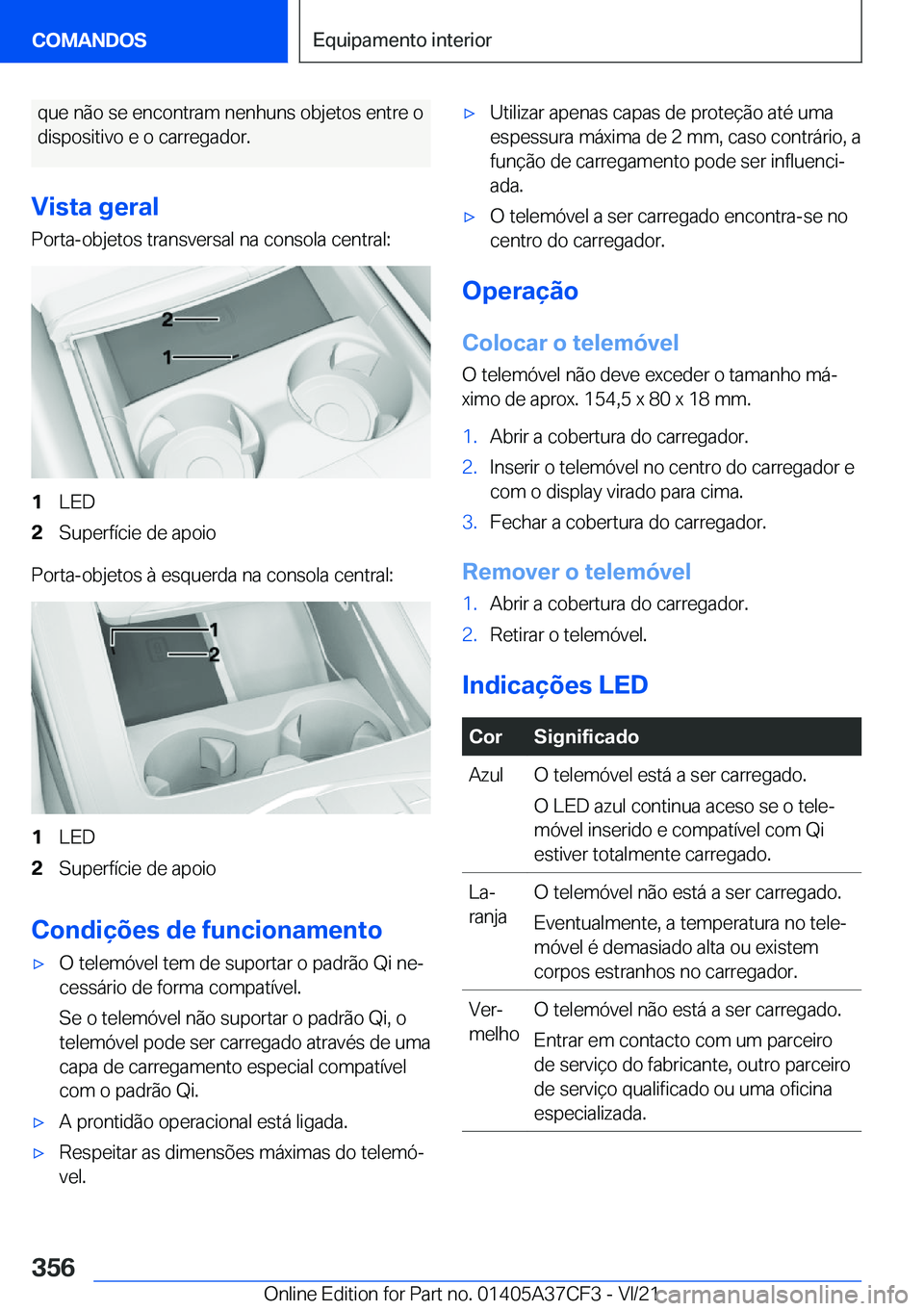 BMW X5 2022  Manual do condutor (in Portuguese) �q�u�e��n�ã�o��s�e��e�n�c�o�n�t�r�a�m��n�e�n�h�u�n�s��o�b�j�e�t�o�s��e�n�t�r�e��o
�d�i�s�p�o�s�i�t�i�v�o��e��o��c�a�r�r�e�g�a�d�o�r�.
�V�i�s�t�a��g�e�r�a�l �P�o�r�t�a�-�o�b�j�e�t�o�s��t�r