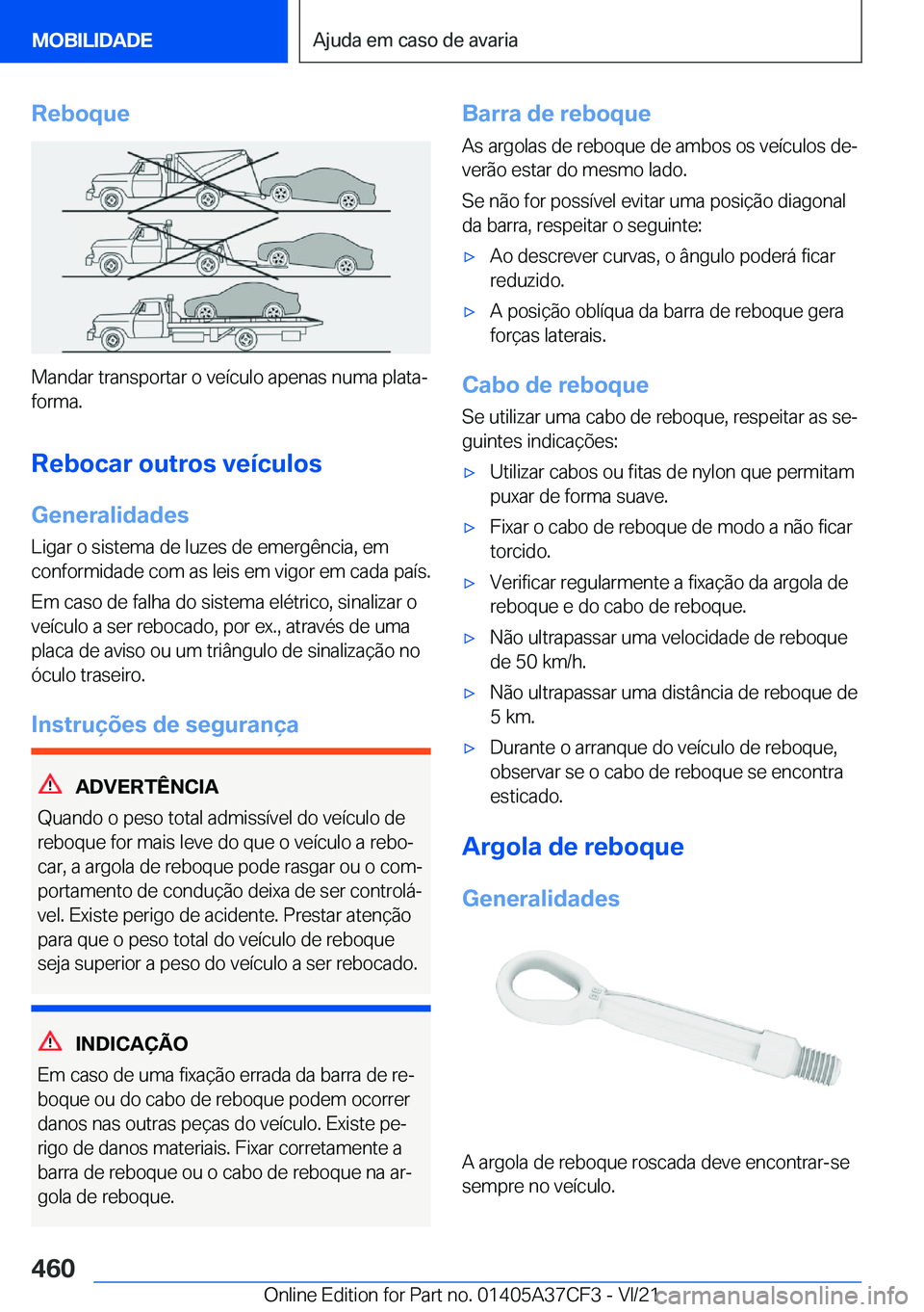 BMW X5 2022  Manual do condutor (in Portuguese) �R�e�b�o�q�u�e
�M�a�n�d�a�r��t�r�a�n�s�p�o�r�t�a�r��o��v�e�