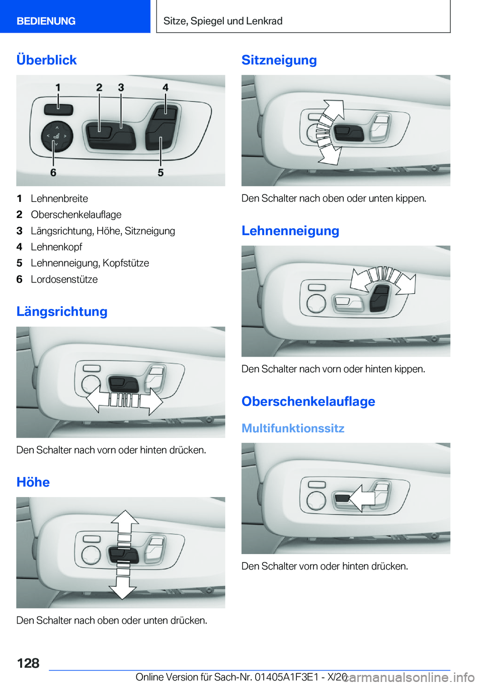 BMW X5 2021  Betriebsanleitungen (in German) �