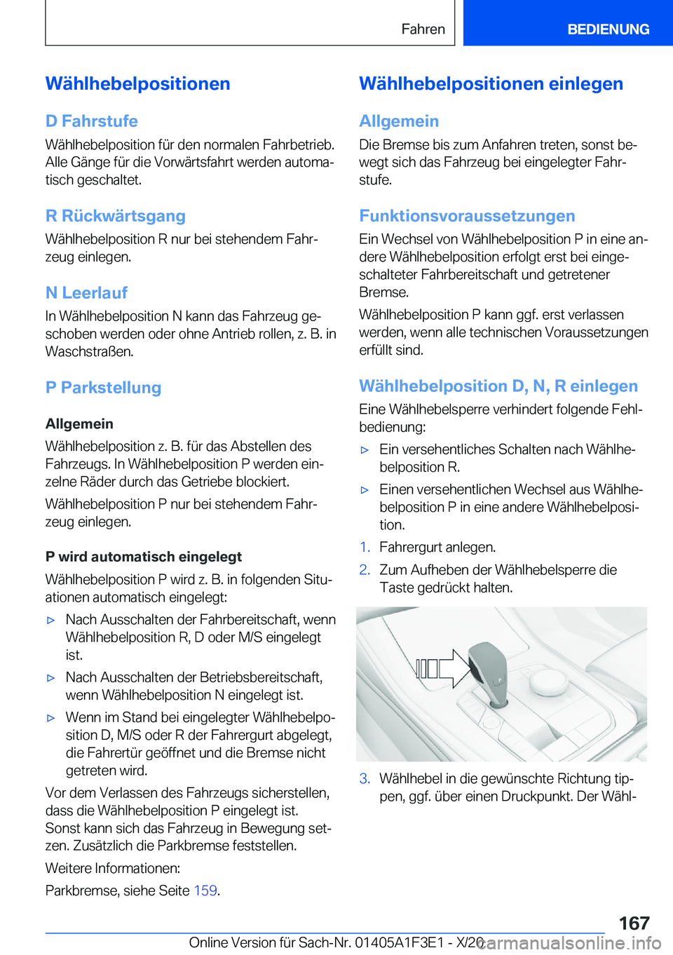 BMW X5 2021  Betriebsanleitungen (in German) �W�