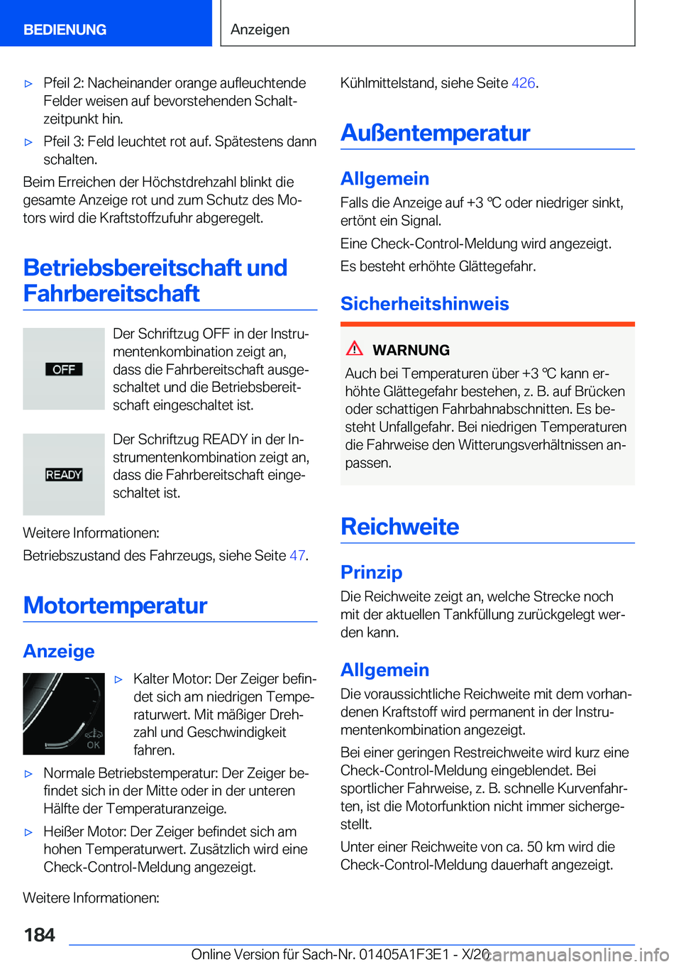 BMW X5 2021  Betriebsanleitungen (in German) x�P�f�e�i�l��2�:��N�a�c�h�e�i�n�a�n�d�e�r��o�r�a�n�g�e��a�u�f�l�e�u�c�h�t�e�n�d�e
�F�e�l�d�e�r��w�e�i�s�e�n��a�u�f��b�e�v�o�r�s�t�e�h�e�n�d�e�n��S�c�h�a�l�tj
�z�e�i�t�p�u�n�k�t��h�i�n�.x�P