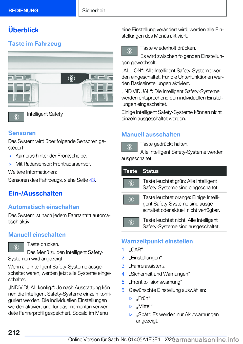 BMW X5 2021  Betriebsanleitungen (in German) �