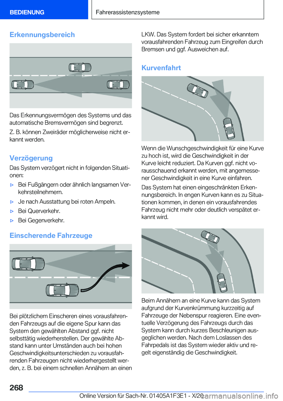 BMW X5 2021  Betriebsanleitungen (in German) �E�r�k�e�n�n�u�n�g�s�b�e�r�e�i�c�h
�D�a�s��E�r�k�e�n�n�u�n�g�s�v�e�r�m�