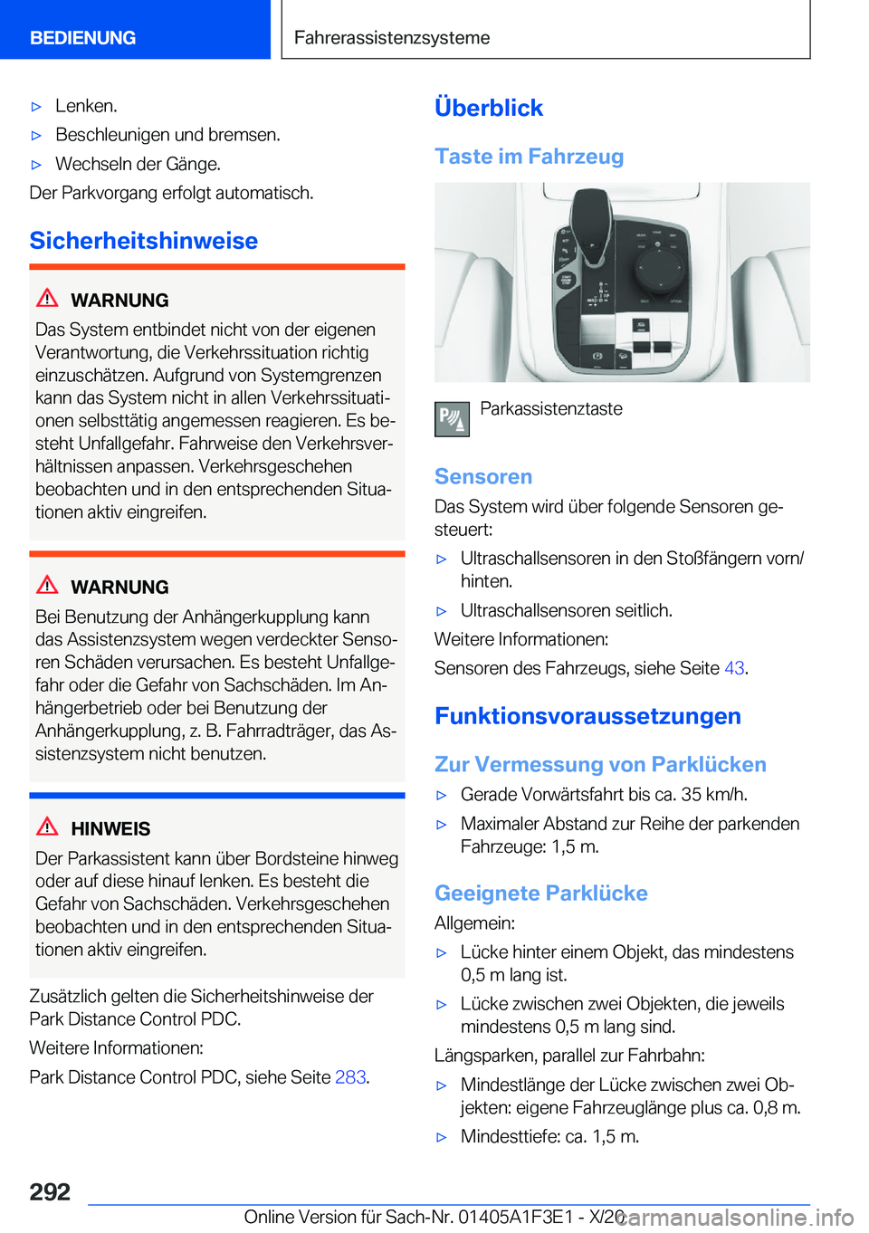BMW X5 2021  Betriebsanleitungen (in German) x�L�e�n�k�e�n�.x�B�e�s�c�h�l�e�u�n�i�g�e�n��u�n�d��b�r�e�m�s�e�n�.x�W�e�c�h�s�e�l�n��d�e�r��G�