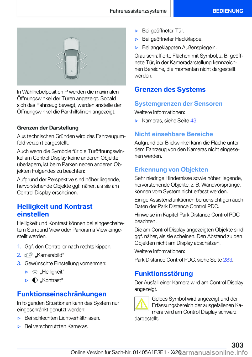 BMW X5 2021  Betriebsanleitungen (in German) �I�n��W�