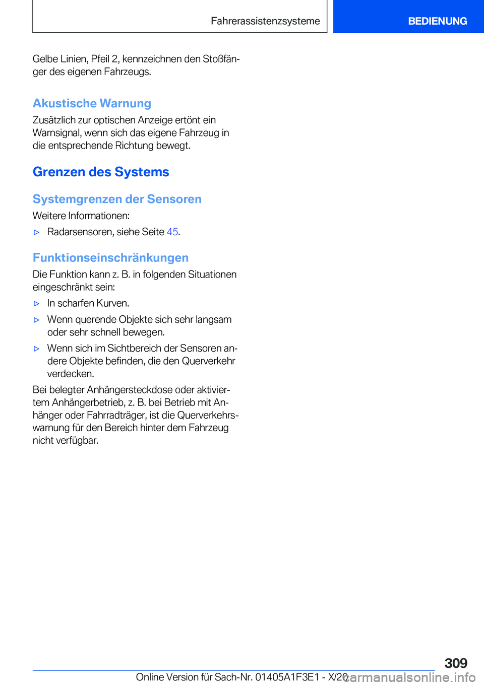 BMW X5 2021  Betriebsanleitungen (in German) �G�e�l�b�e��L�i�n�i�e�n�,��P�f�e�i�l��2�,��k�e�n�n�z�e�i�c�h�n�e�n��d�e�n��S�t�o�