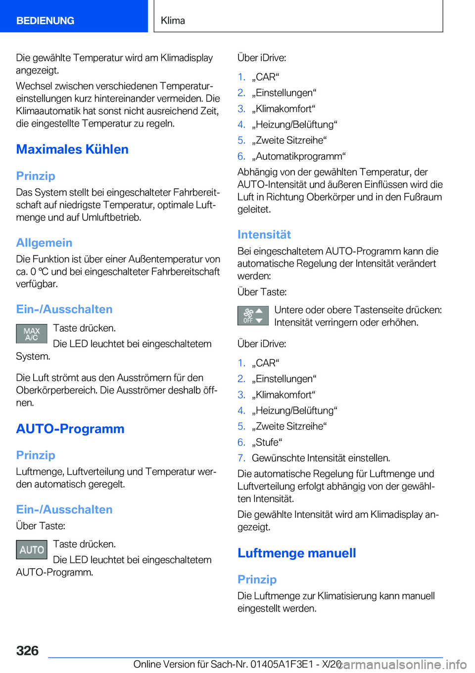 BMW X5 2021  Betriebsanleitungen (in German) �D�i�e��g�e�w�