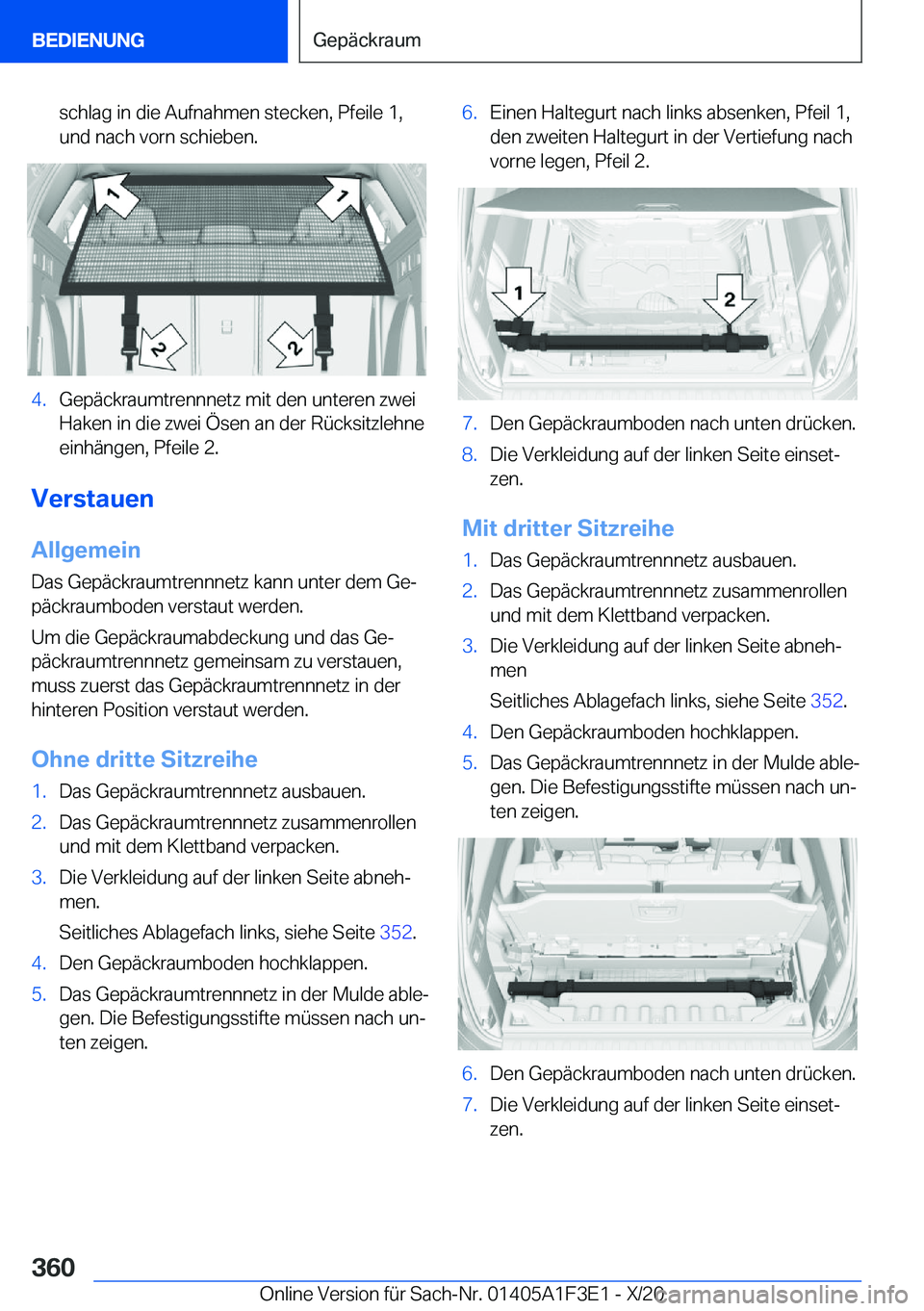 BMW X5 2021  Betriebsanleitungen (in German) �s�c�h�l�a�g��i�n��d�i�e��A�u�f�n�a�h�m�e�n��s�t�e�c�k�e�n�,��P�f�e�i�l�e��1�,
�u�n�d��n�a�c�h��v�o�r�n��s�c�h�i�e�b�e�n�.�4�.�G�e�p�