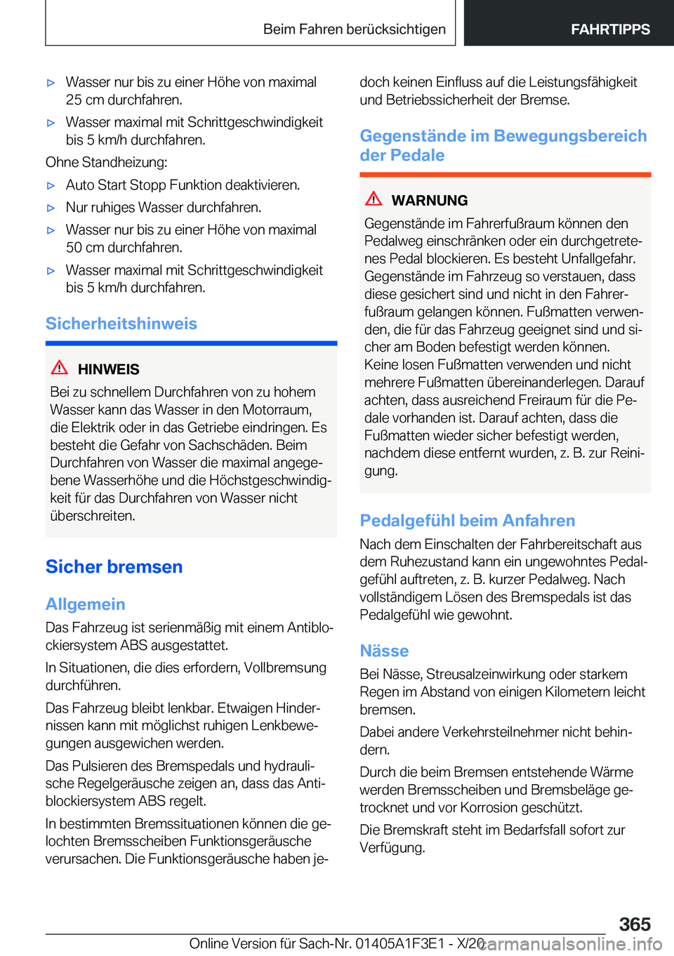 BMW X5 2021  Betriebsanleitungen (in German) x�W�a�s�s�e�r��n�u�r��b�i�s��z�u��e�i�n�e�r��H�