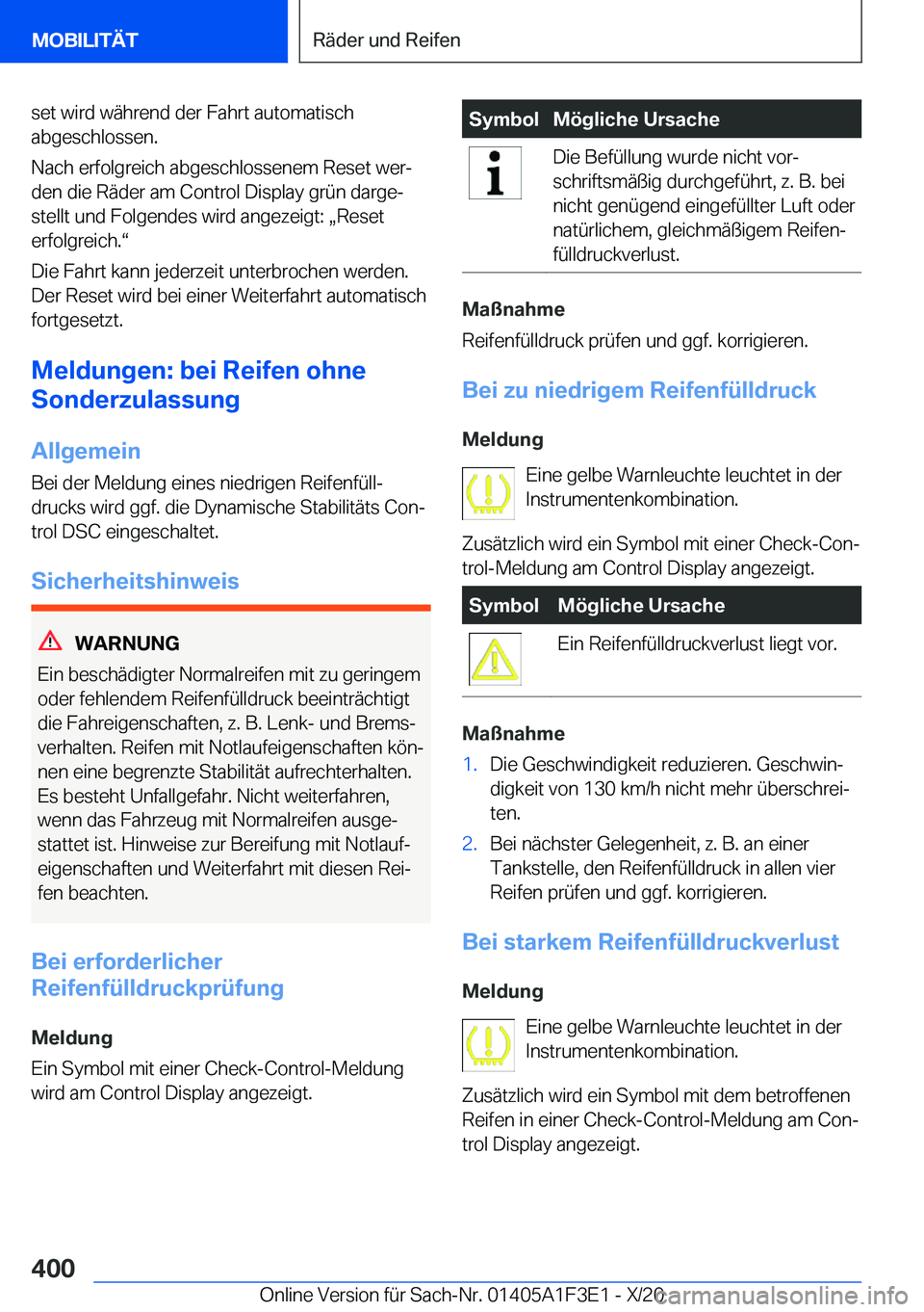 BMW X5 2021  Betriebsanleitungen (in German) �s�e�t��w�i�r�d��w�