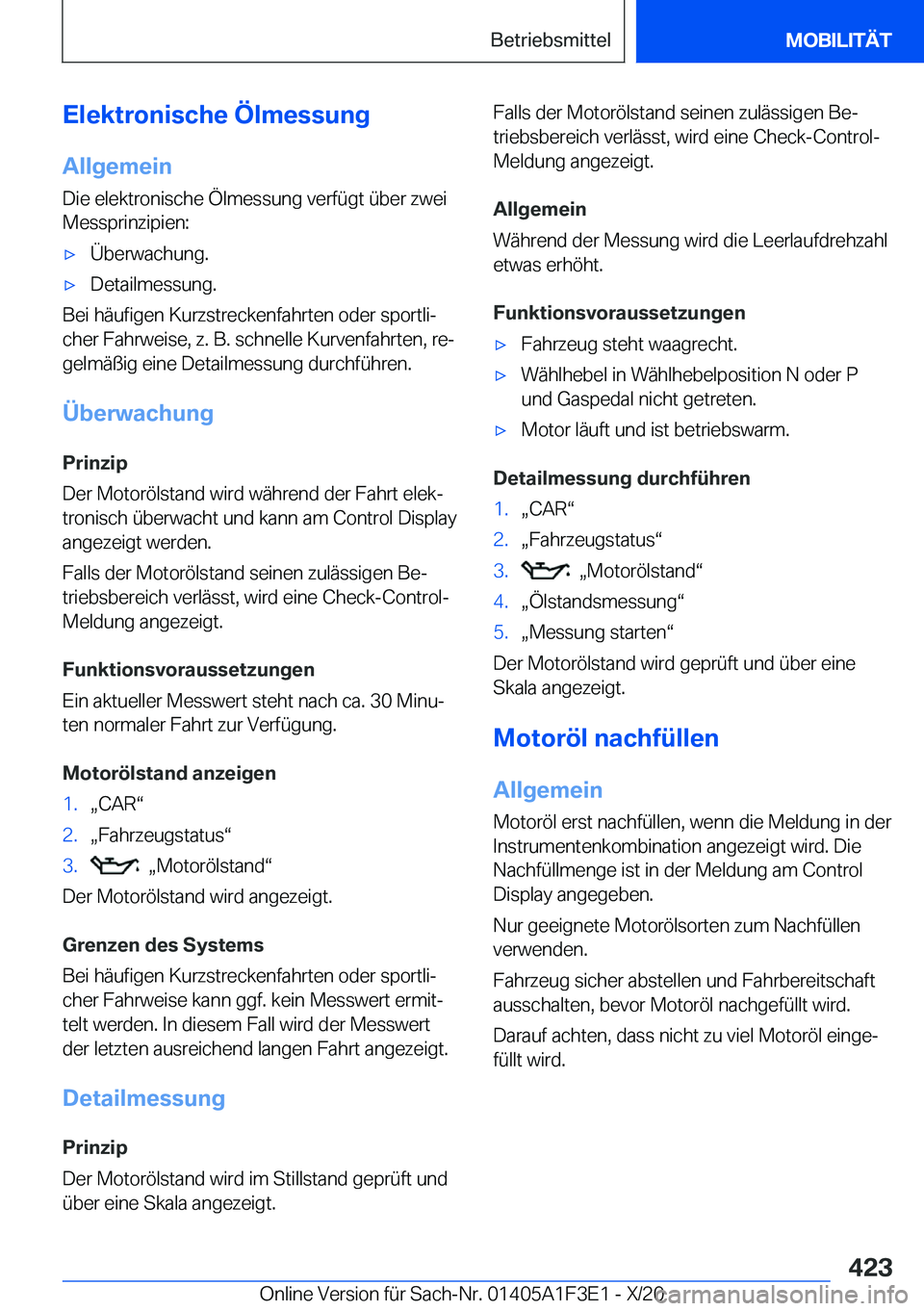 BMW X5 2021  Betriebsanleitungen (in German) �E�l�e�k�t�r�o�n�i�s�c�h�e��