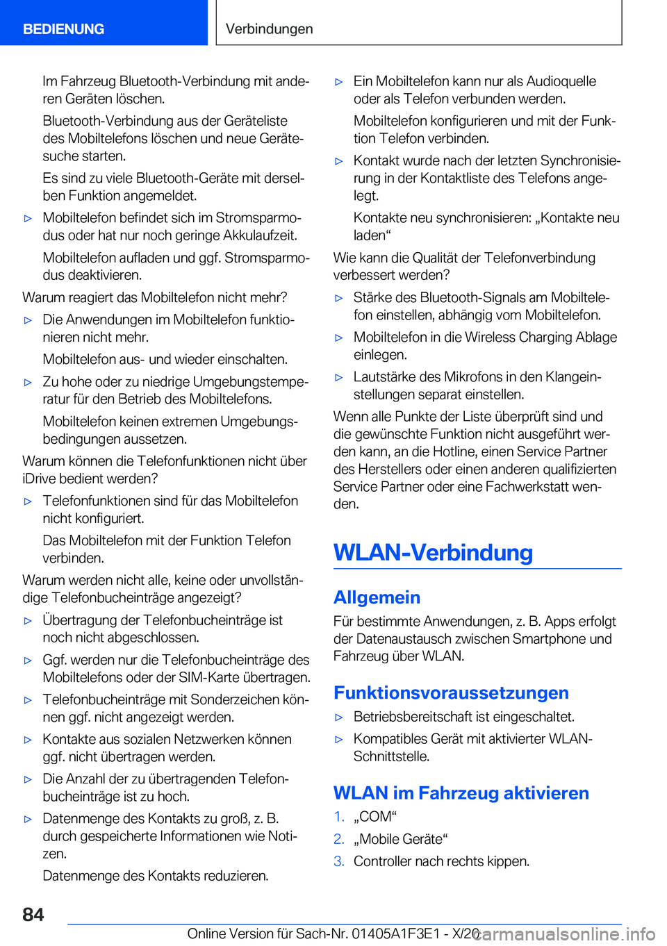 BMW X5 2021  Betriebsanleitungen (in German) �I�m��F�a�h�r�z�e�u�g��B�l�u�e�t�o�o�t�h�-�V�e�r�b�i�n�d�u�n�g��m�i�t��a�n�d�ej�r�e�n��G�e�r�