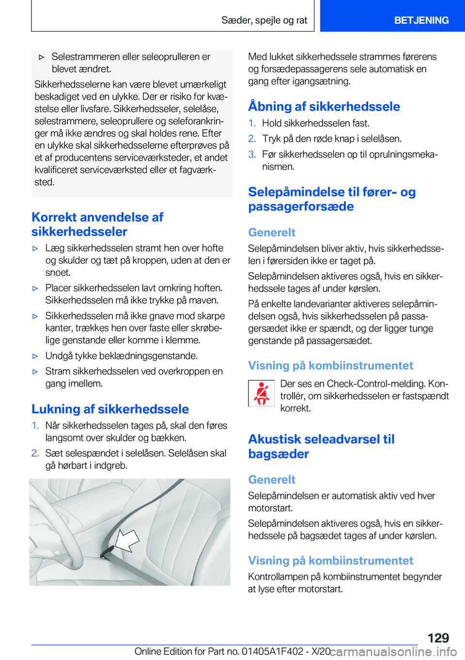 BMW X5 2021  InstruktionsbØger (in Danish) 'x�S�e�l�e�s�t�r�a�m�m�e�r�e�n��e�l�l�e�r��s�e�l�e�o�p�r�u�l�l�e�r�e�n��e�r
�b�l�e�v�e�t��æ�n�d�r�e�t�.
�S�i�k�k�e�r�h�e�d�s�s�e�l�e�r�n�e��k�a�n��v�æ�r�e��b�l�e�v�e�t��u�m�æ�r�k�e�l�i�