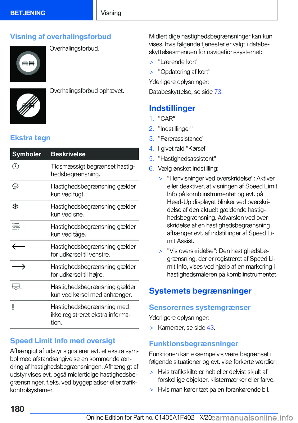 BMW X5 2021  InstruktionsbØger (in Danish) �V�i�s�n�i�n�g��a�f��o�v�e�r�h�a�l�i�n�g�s�f�o�r�b�u�d�O�v�e�r�h�a�l�i�n�g�s�f�o�r�b�u�d�.
�O�v�e�r�h�a�l�i�n�g�s�f�o�r�b�u�d��o�p�h�æ�v�e�t�.
�E�k�s�t�r�a��t�e�g�n�S�y�m�b�o�l�e�r�B�e�s�k�r�i�v�