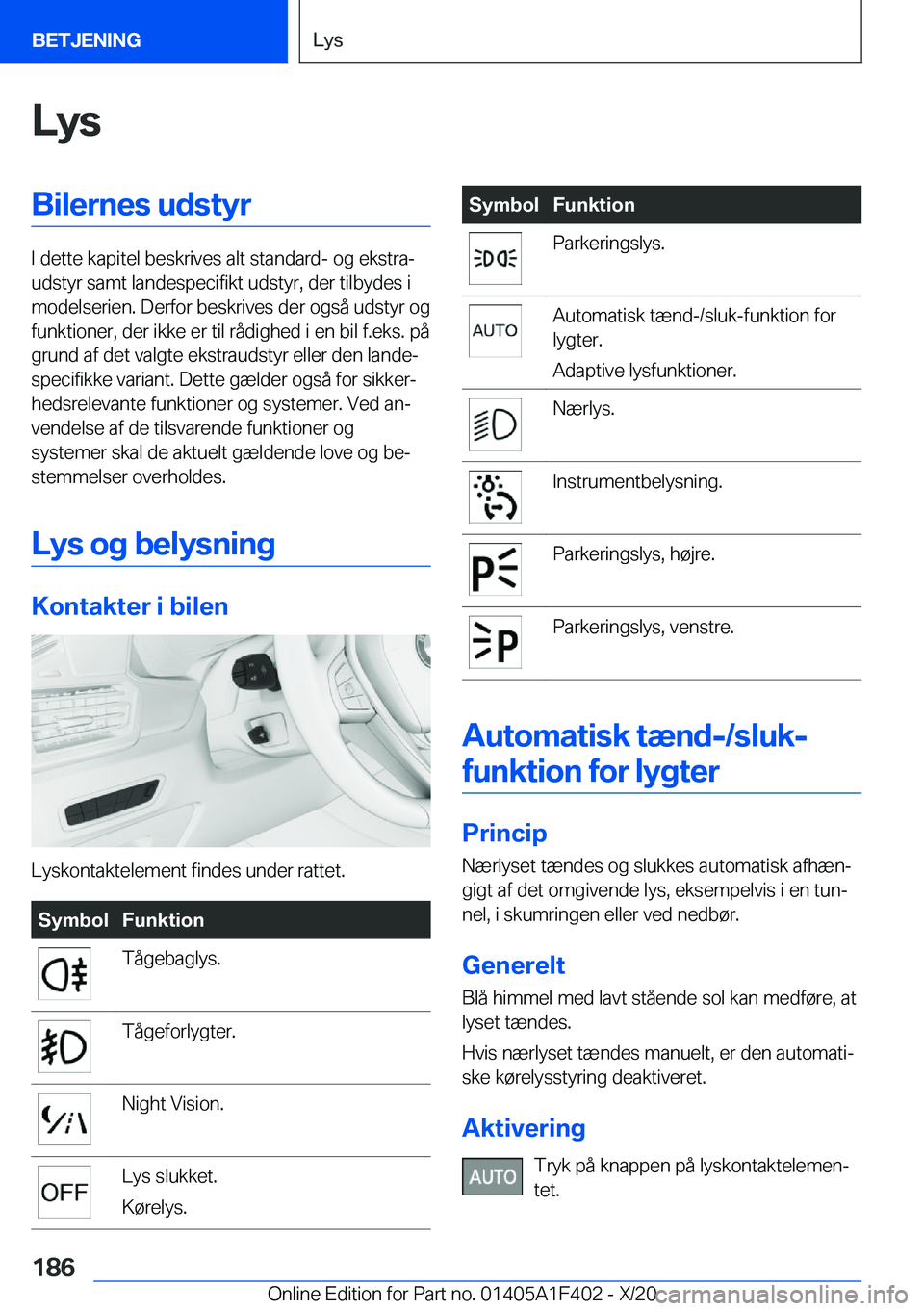 BMW X5 2021  InstruktionsbØger (in Danish) �L�y�s�B�i�l�e�r�n�e�s��u�d�s�t�y�r
�I��d�e�t�t�e��k�a�p�i�t�e�l��b�e�s�k�r�i�v�e�s��a�l�t��s�t�a�n�d�a�r�d�-��o�g��e�k�s�t�r�aj
�u�d�s�t�y�r��s�a�m�t��l�a�n�d�e�s�p�e�c�i�f�i�k�t��u�d�s�t