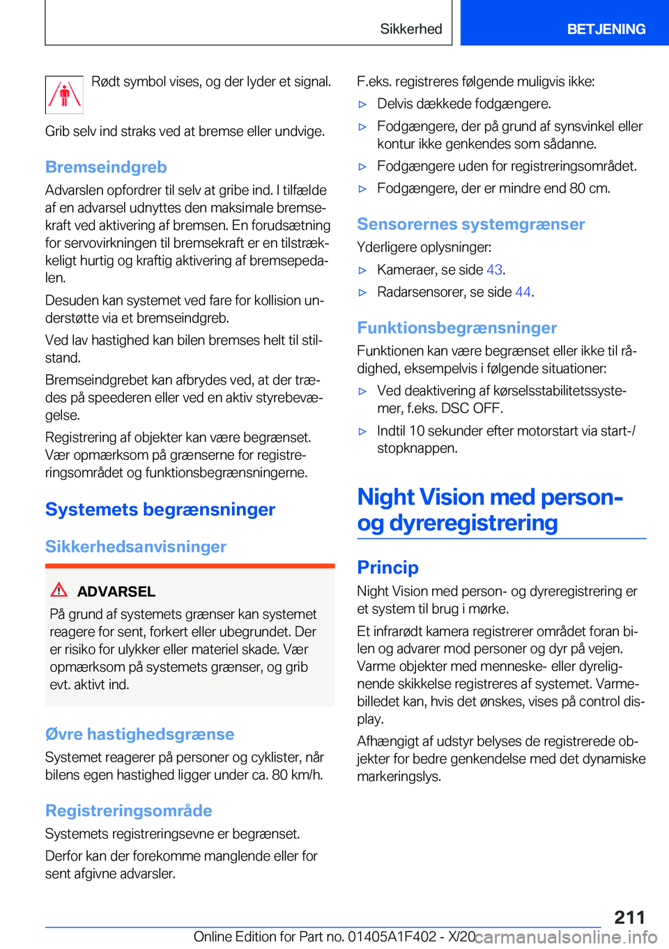 BMW X5 2021  InstruktionsbØger (in Danish) �R�