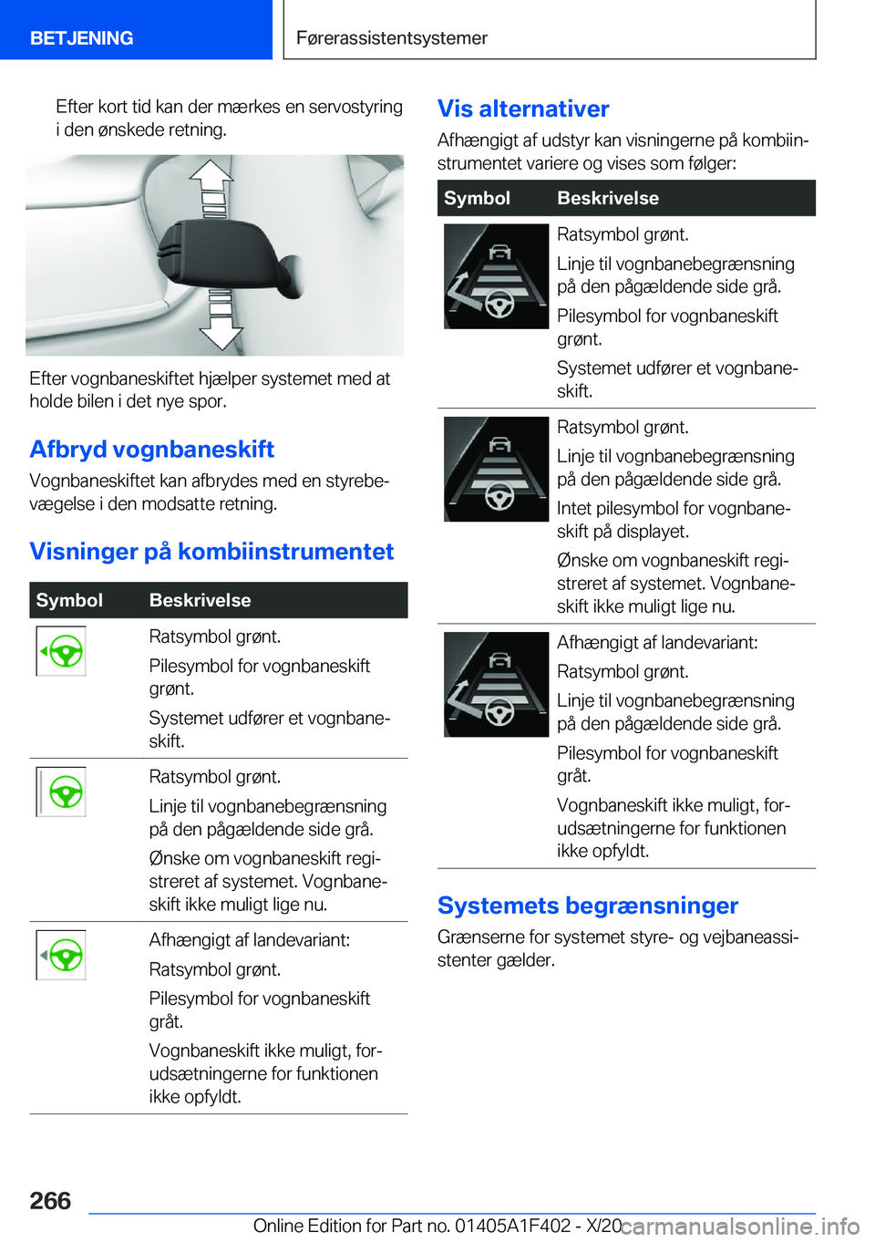 BMW X5 2021  InstruktionsbØger (in Danish) �E�f�t�e�r��k�o�r�t��t�i�d��k�a�n��d�e�r��m�æ�r�k�e�s��e�n��s�e�r�v�o�s�t�y�r�i�n�g�i��d�e�n��