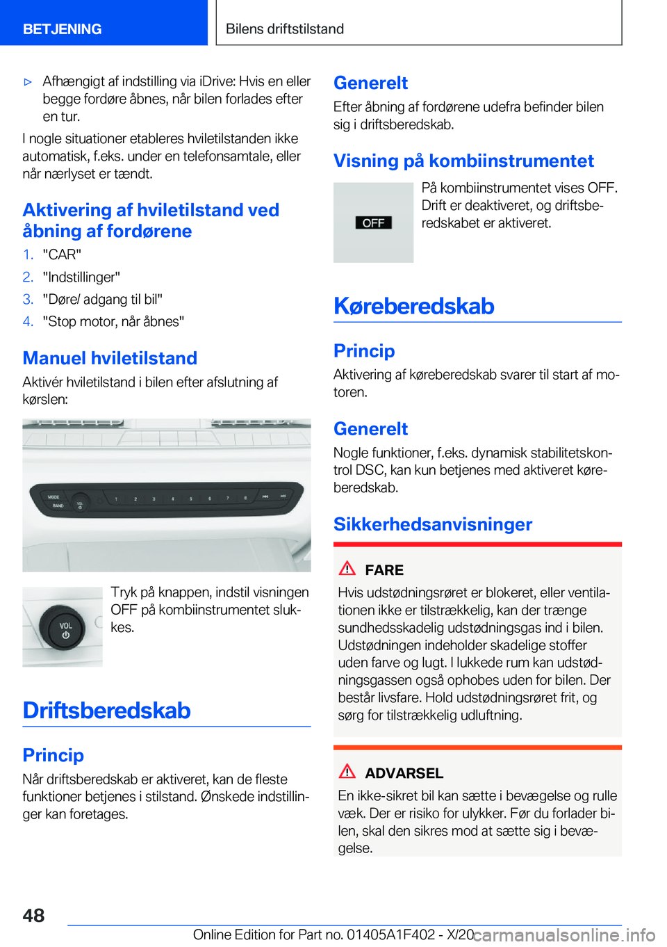 BMW X5 2021  InstruktionsbØger (in Danish) 'x�A�f�h�æ�n�g�i�g�t��a�f��i�n�d�s�t�i�l�l�i�n�g��v�i�a��i�D�r�i�v�e�:��H�v�i�s��e�n��e�l�l�e�r�b�e�g�g�e��f�o�r�d�
