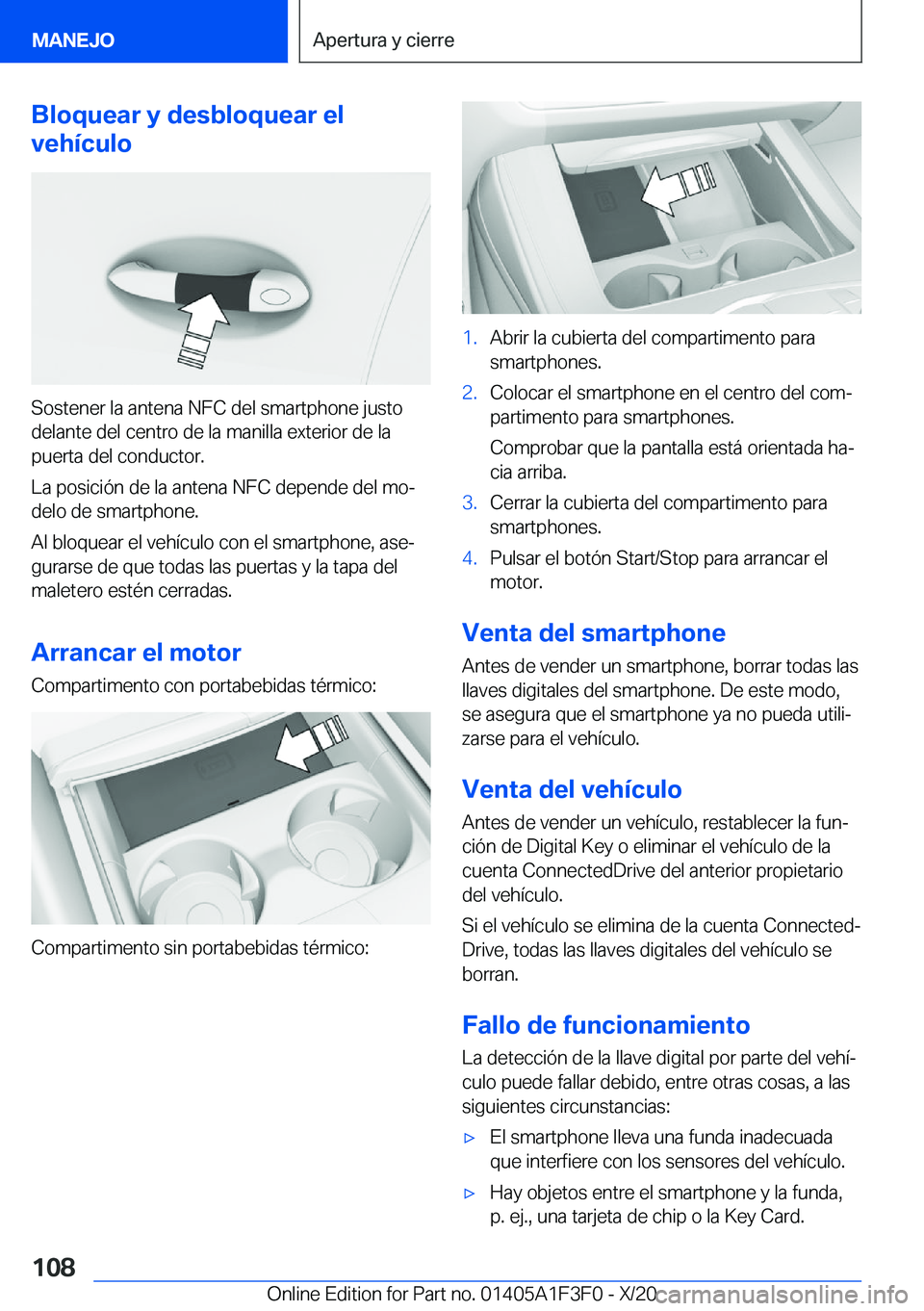 BMW X5 2021  Manuales de Empleo (in Spanish) �B�l�o�q�u�e�a�r��y��d�e�s�b�l�o�q�u�e�a�r��e�l
�v�e�h�