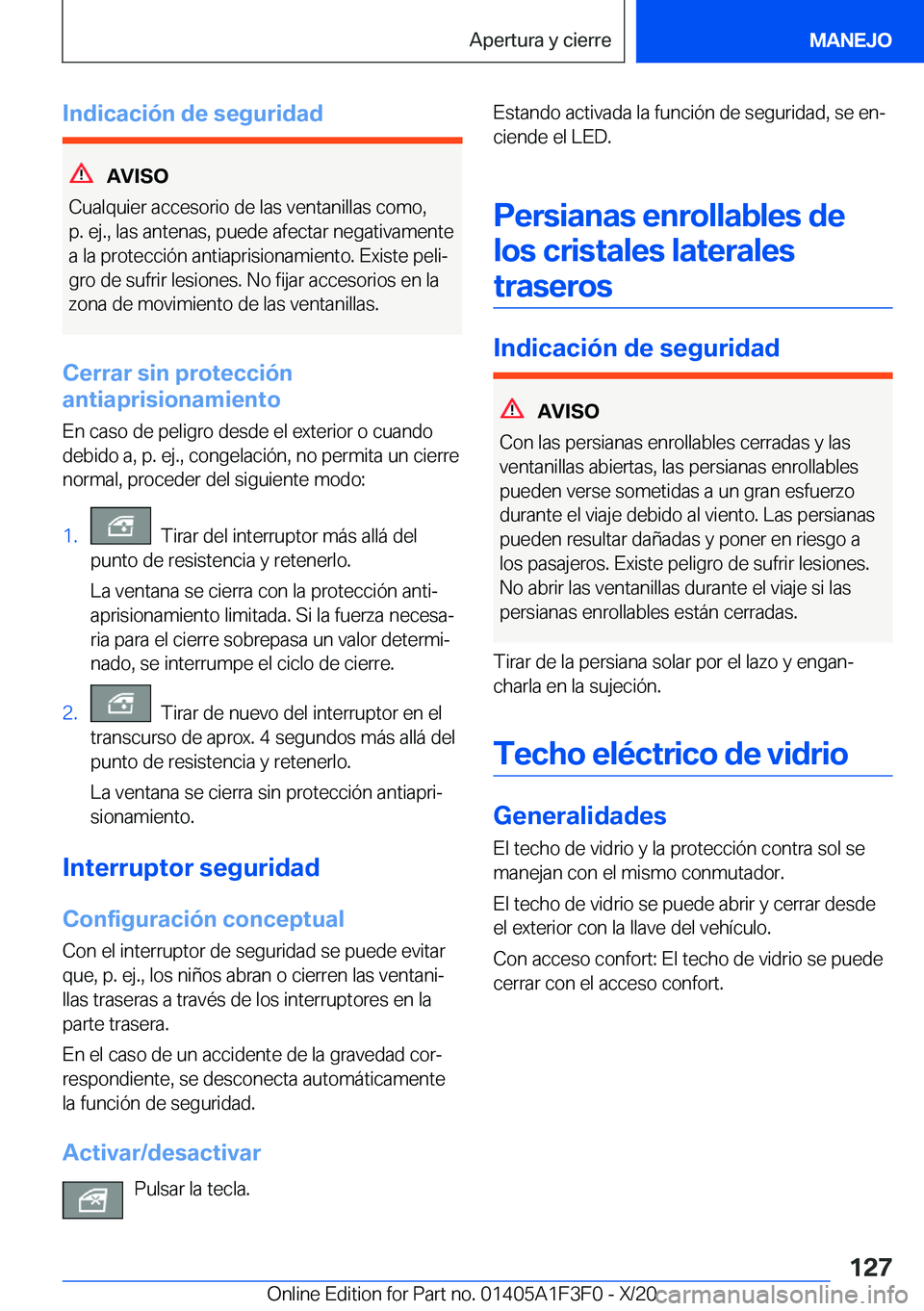 BMW X5 2021  Manuales de Empleo (in Spanish) �I�n�d�i�c�a�c�i�