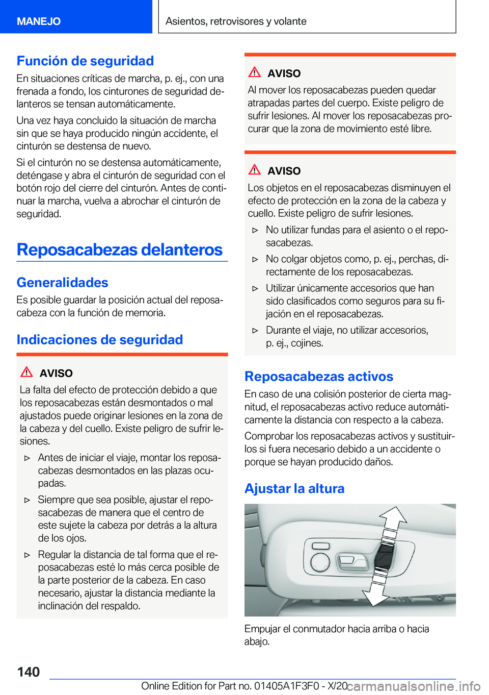 BMW X5 2021  Manuales de Empleo (in Spanish) �F�u�n�c�i�