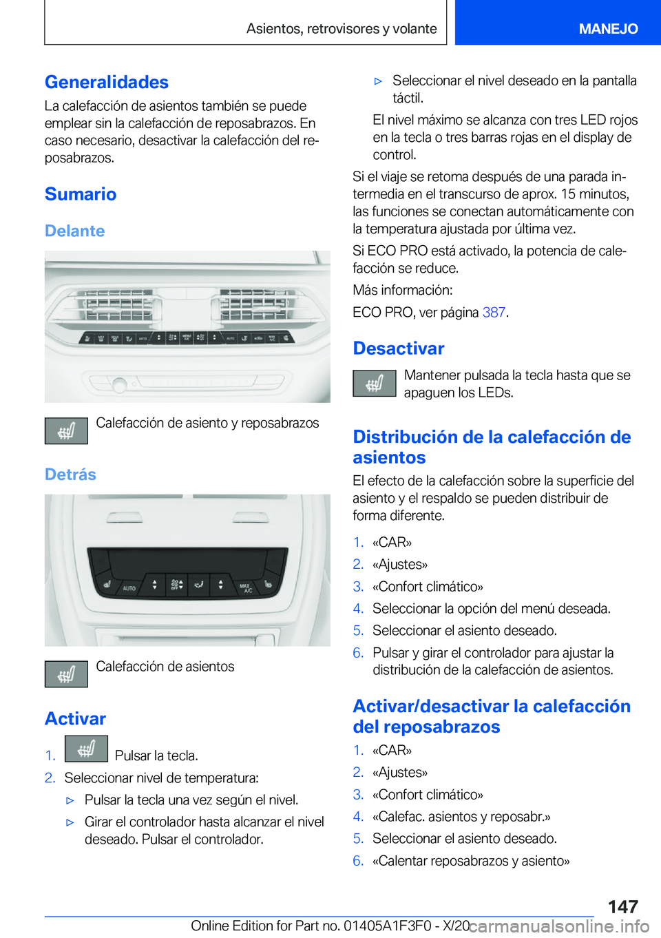 BMW X5 2021  Manuales de Empleo (in Spanish) �G�e�n�e�r�a�l�i�d�a�d�e�s
�L�a��c�a�l�e�f�a�c�c�i�