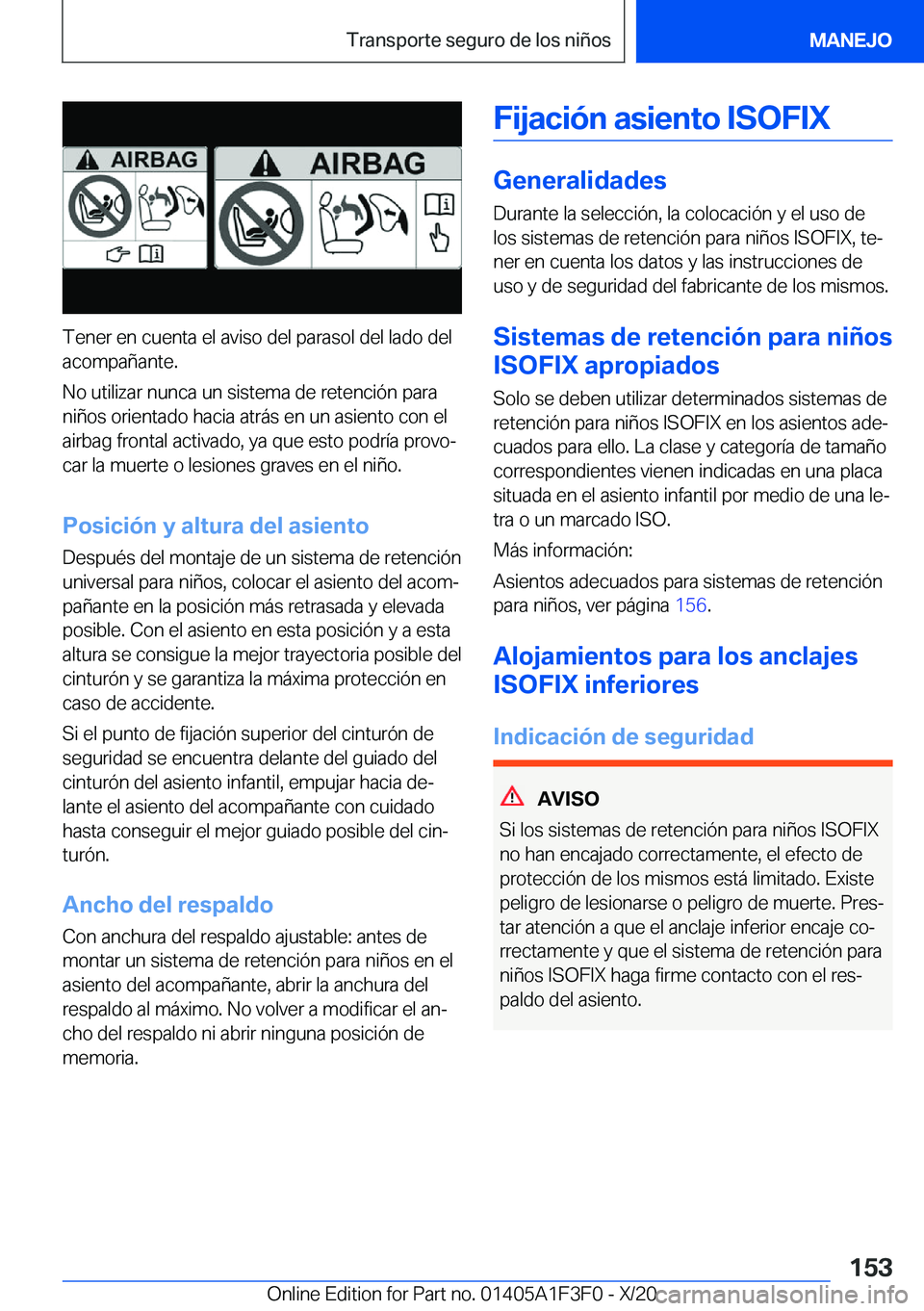 BMW X5 2021  Manuales de Empleo (in Spanish) �T�e�n�e�r��e�n��c�u�e�n�t�a��e�l��a�v�i�s�o��d�e�l��p�a�r�a�s�o�l��d�e�l��l�a�d�o��d�e�l�a�c�o�m�p�a�