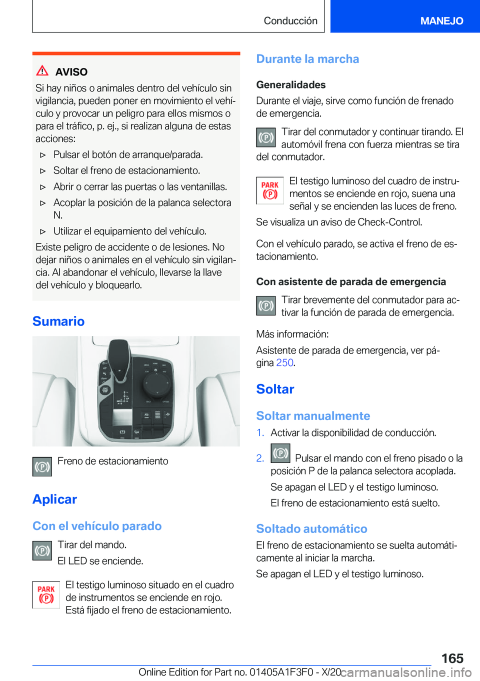 BMW X5 2021  Manuales de Empleo (in Spanish) �A�V�I�S�O
�S�i��h�a�y��n�i�