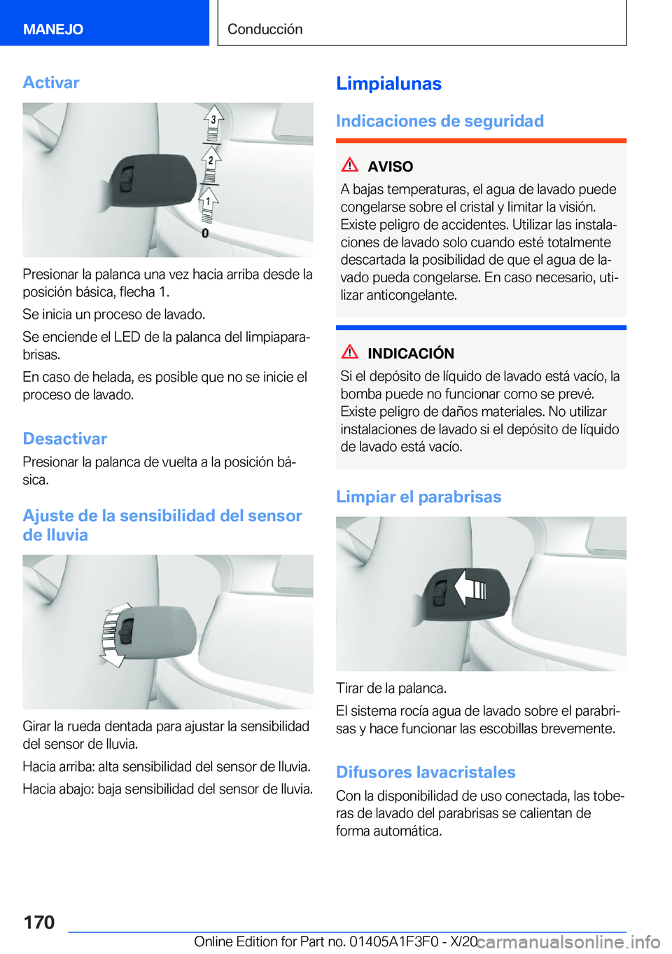 BMW X5 2021  Manuales de Empleo (in Spanish) �A�c�t�i�v�a�r
�P�r�e�s�i�o�n�a�r��l�a��p�a�l�a�n�c�a��u�n�a��v�e�z��h�a�c�i�a��a�r�r�i�b�a��d�e�s�d�e��l�a�p�o�s�i�c�i�