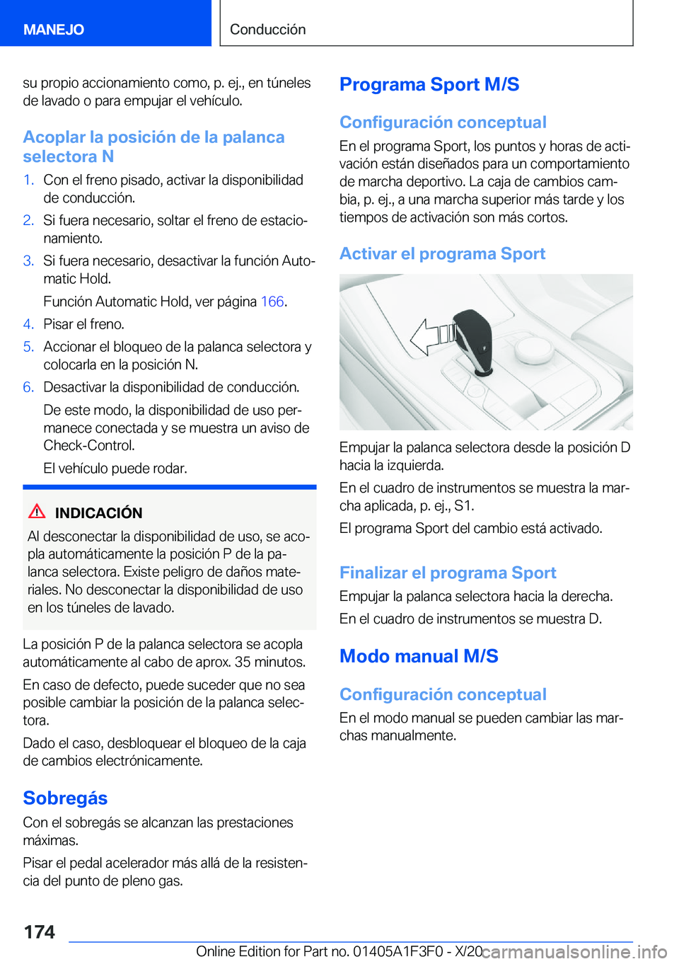 BMW X5 2021  Manuales de Empleo (in Spanish) �s�u��p�r�o�p�i�o��a�c�c�i�o�n�a�m�i�e�n�t�o��c�o�m�o�,��p�.��e�j�.�,��e�n��t�