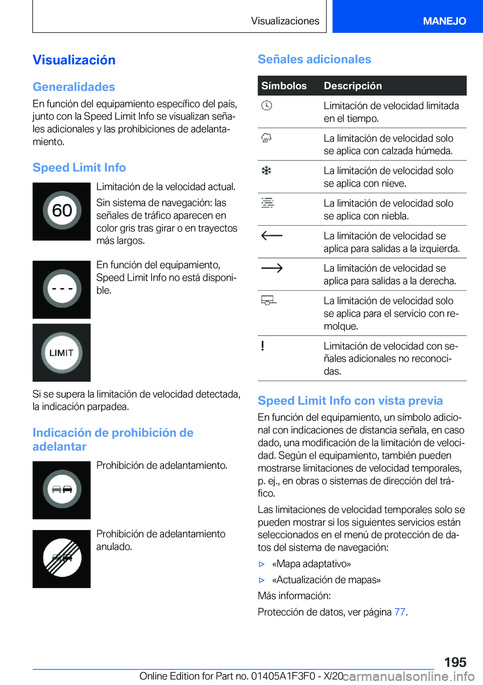 BMW X5 2021  Manuales de Empleo (in Spanish) �V�i�s�u�a�l�i�z�a�c�i�