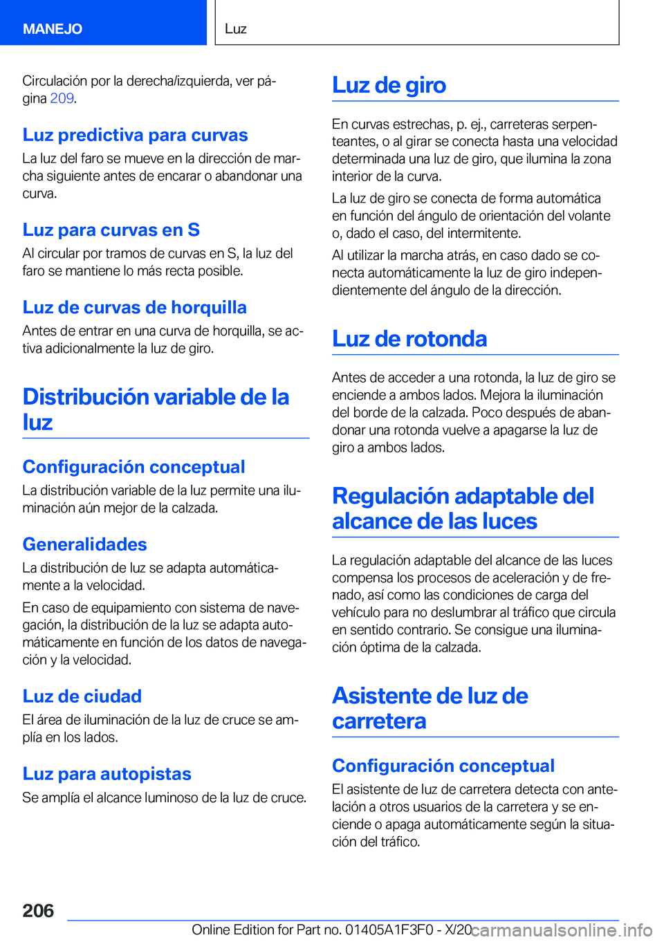 BMW X5 2021  Manuales de Empleo (in Spanish) �C�i�r�c�u�l�a�c�i�
