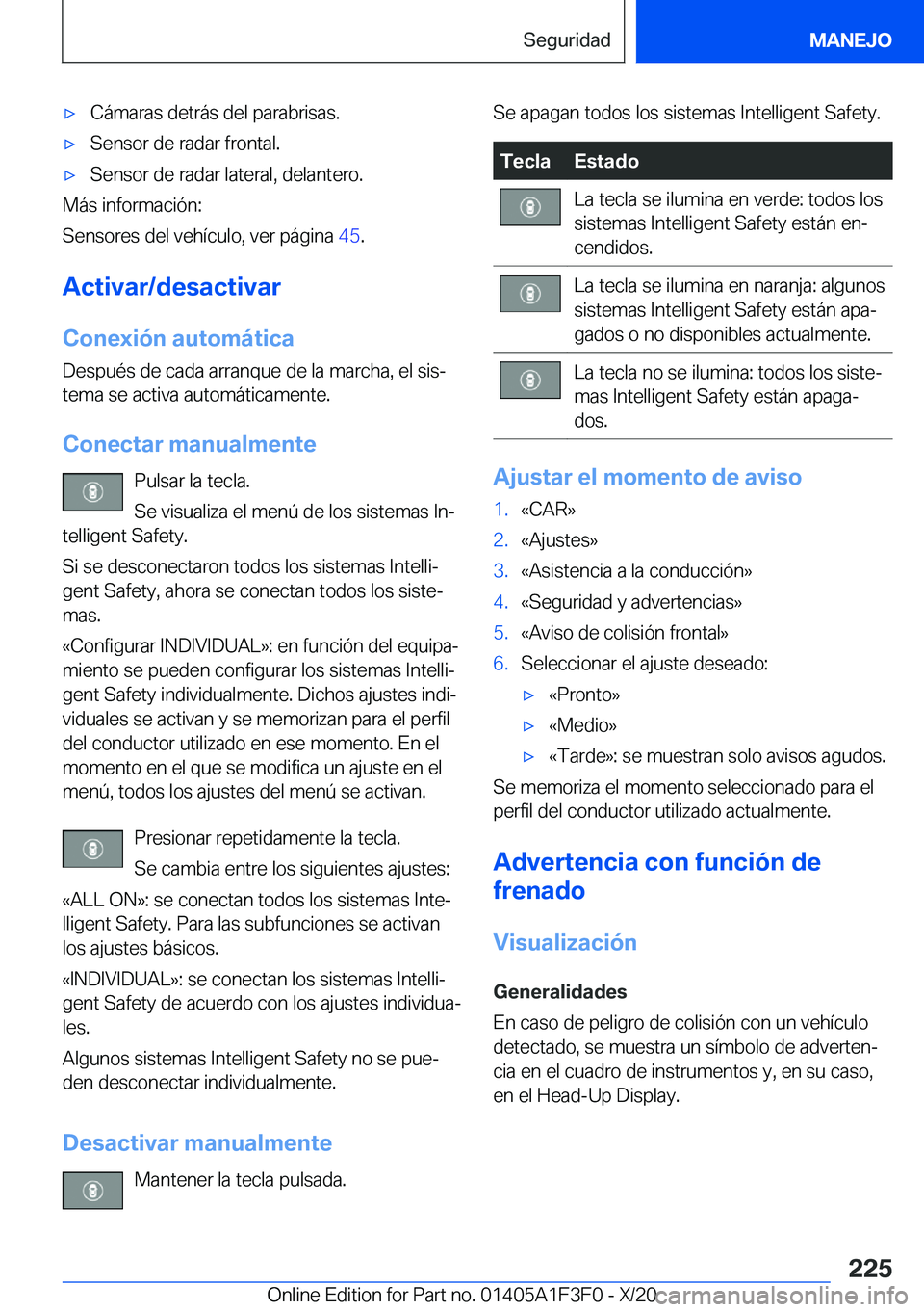 BMW X5 2021  Manuales de Empleo (in Spanish) x�C�