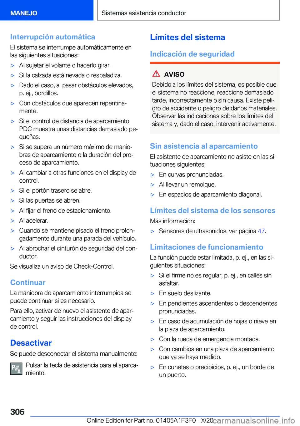 BMW X5 2021  Manuales de Empleo (in Spanish) �I�n�t�e�r�r�u�p�c�i�