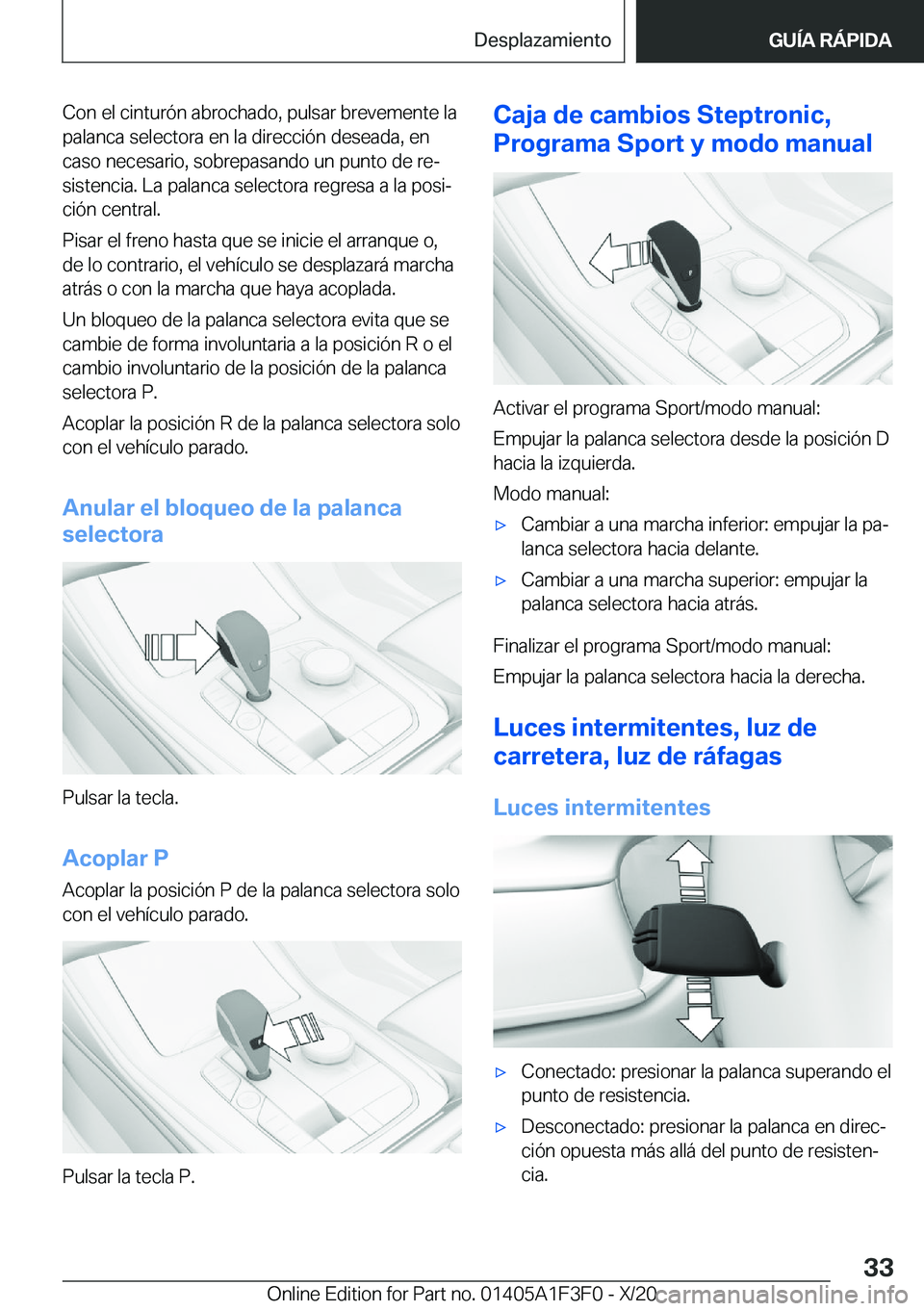 BMW X5 2021  Manuales de Empleo (in Spanish) �C�o�n��e�l��c�i�n�t�u�r�