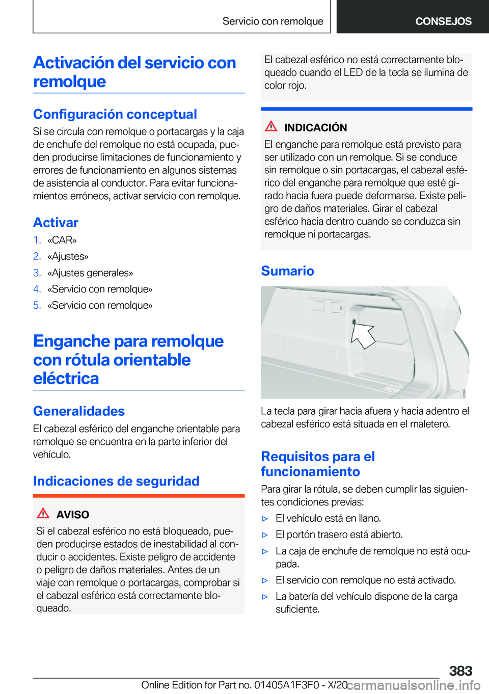 BMW X5 2021  Manuales de Empleo (in Spanish) �A�c�t�i�v�a�c�i�