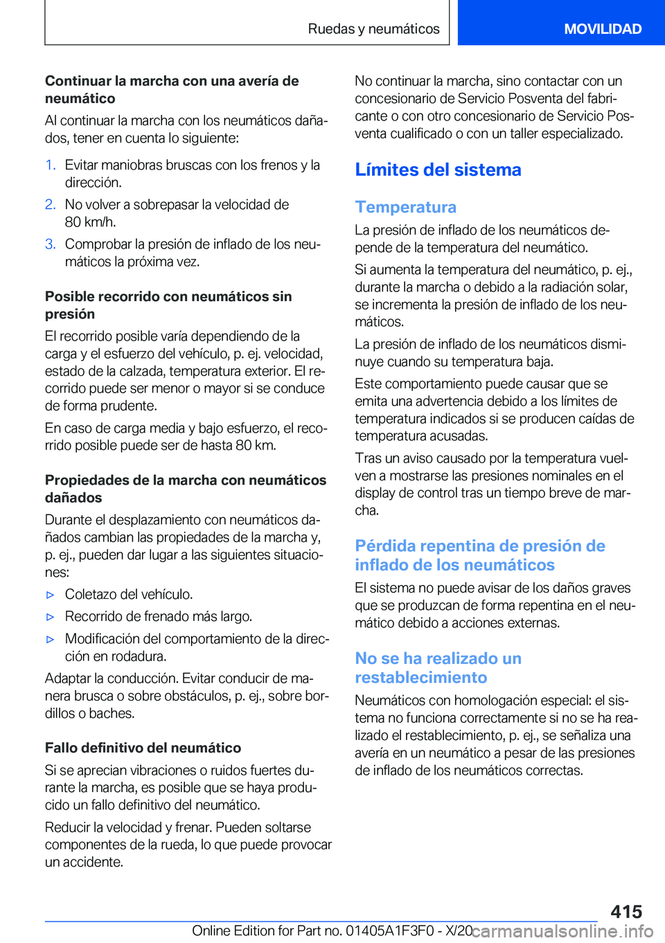 BMW X5 2021  Manuales de Empleo (in Spanish) �C�o�n�t�i�n�u�a�r��l�a��m�a�r�c�h�a��c�o�n��u�n�a��a�v�e�r�