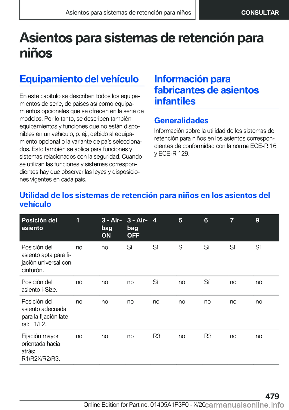 BMW X5 2021  Manuales de Empleo (in Spanish) �A�s�i�e�n�t�o�s��p�a�r�a��s�i�s�t�e�m�a�s��d�e��r�e�t�e�n�c�i�
