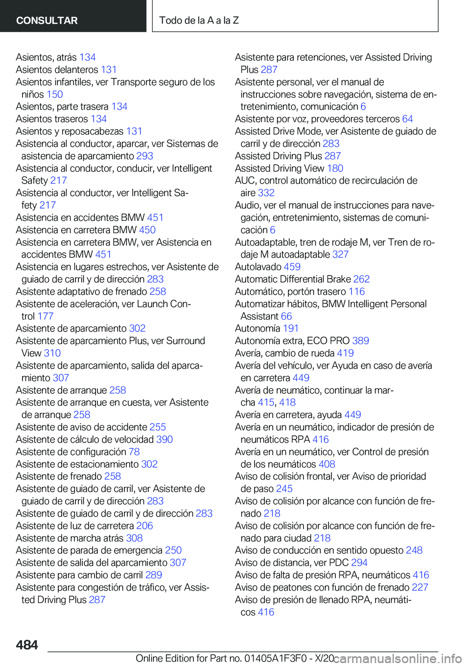 BMW X5 2021  Manuales de Empleo (in Spanish) �A�s�i�e�n�t�o�s�,��a�t�r�