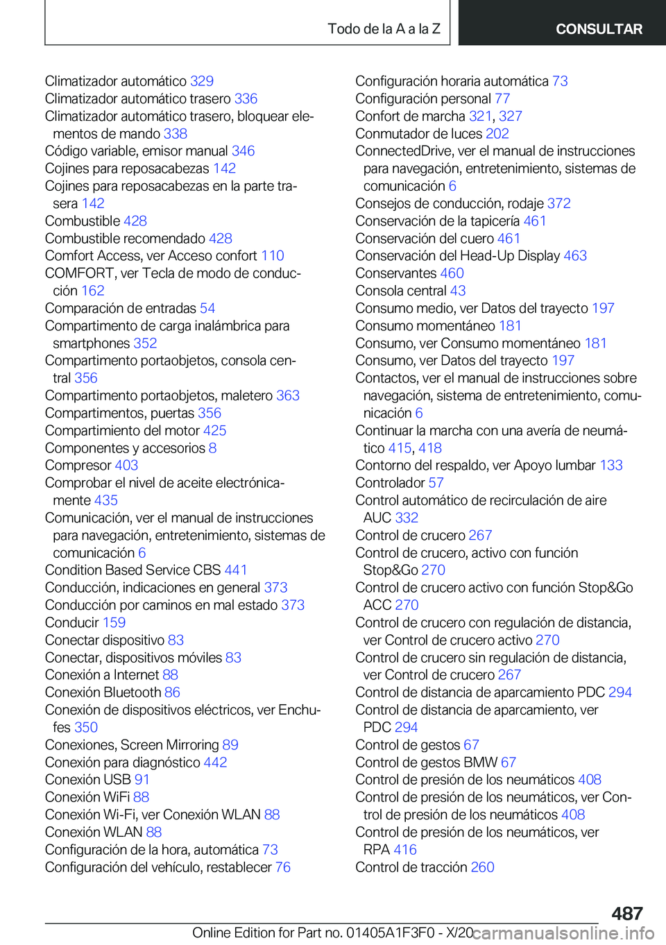 BMW X5 2021  Manuales de Empleo (in Spanish) �C�l�i�m�a�t�i�z�a�d�o�r��a�u�t�o�m�