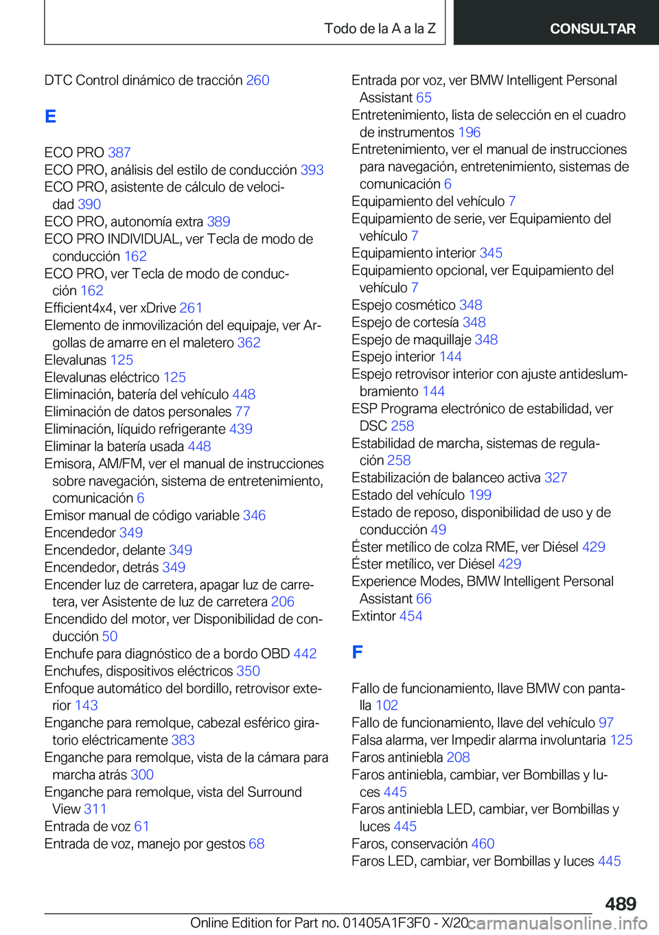 BMW X5 2021  Manuales de Empleo (in Spanish) �D�T�C��C�o�n�t�r�o�l��d�i�n�
