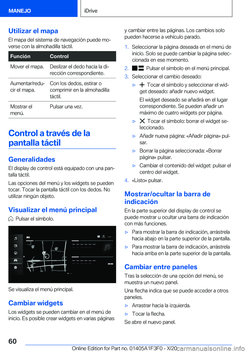 BMW X5 2021  Manuales de Empleo (in Spanish) �U�t�i�l�i�z�a�r��e�l��m�a�p�a�E�l��m�a�p�a��d�e�l��s�i�s�t�e�m�a��d�e��n�a�v�e�g�a�c�i�