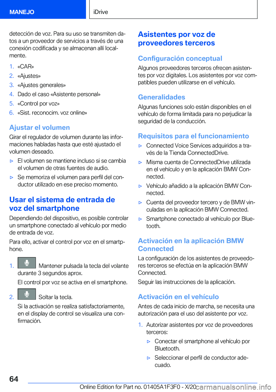BMW X5 2021  Manuales de Empleo (in Spanish) �d�e�t�e�c�c�i�