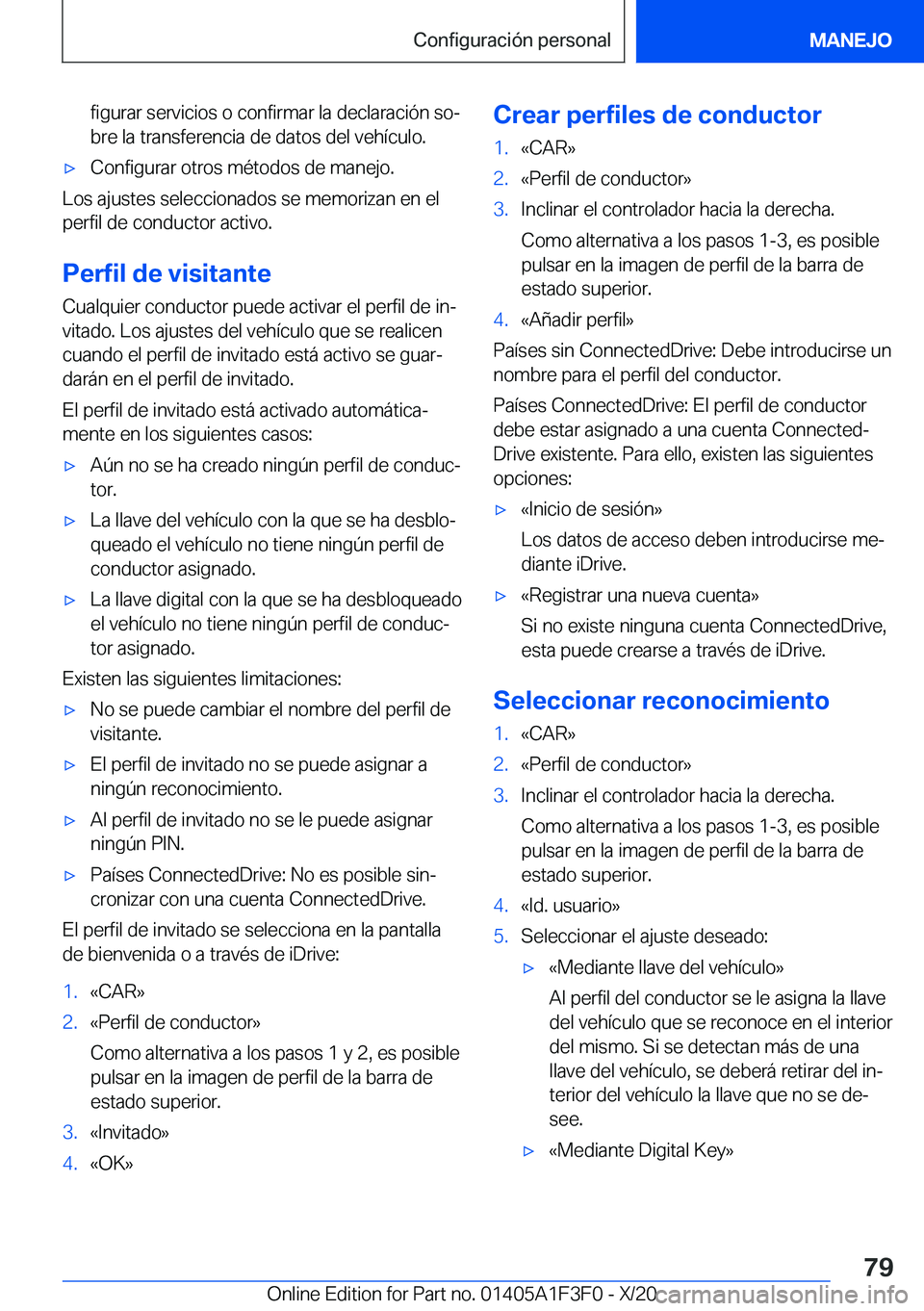 BMW X5 2021  Manuales de Empleo (in Spanish) �f�i�g�u�r�a�r��s�e�r�v�i�c�i�o�s��o��c�o�n�f�i�r�m�a�r��l�a��d�e�c�l�a�r�a�c�i�