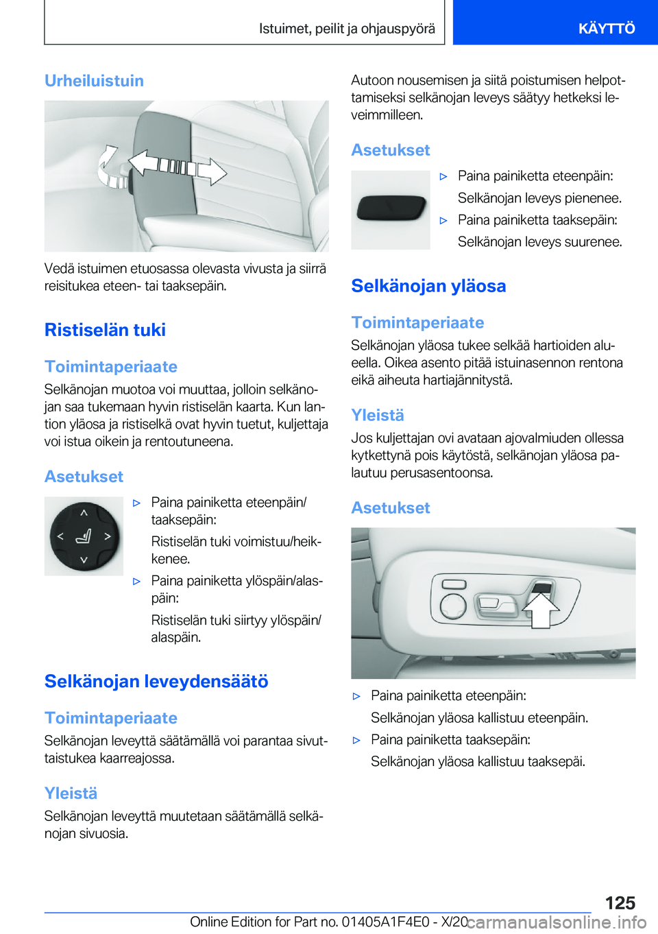BMW X5 2021  Omistajan Käsikirja (in Finnish) �U�r�h�e�i�l�u�i�s�t�u�i�n
�V�e�d�