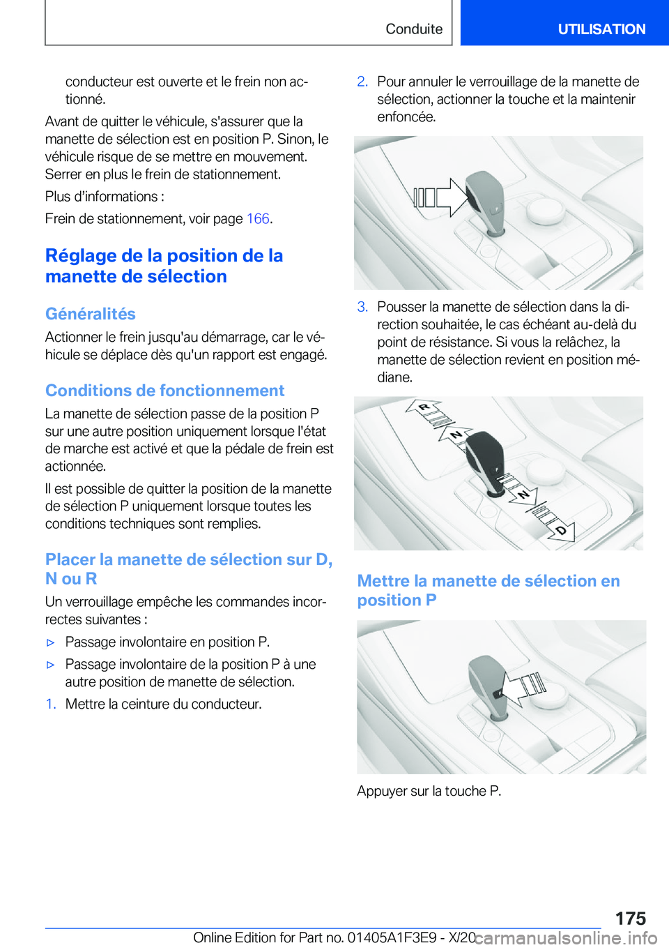BMW X5 2021  Notices Demploi (in French) �c�o�n�d�u�c�t�e�u�r��e�s�t��o�u�v�e�r�t�e��e�t��l�e��f�r�e�i�n��n�o�n��a�cj
�t�i�o�n�n�é�.
�A�v�a�n�t��d�e��q�u�i�t�t�e�r��l�e��v�é�h�i�c�u�l�e�,��s�'�a�s�s�u�r�e�r��q�u�e��l�a �